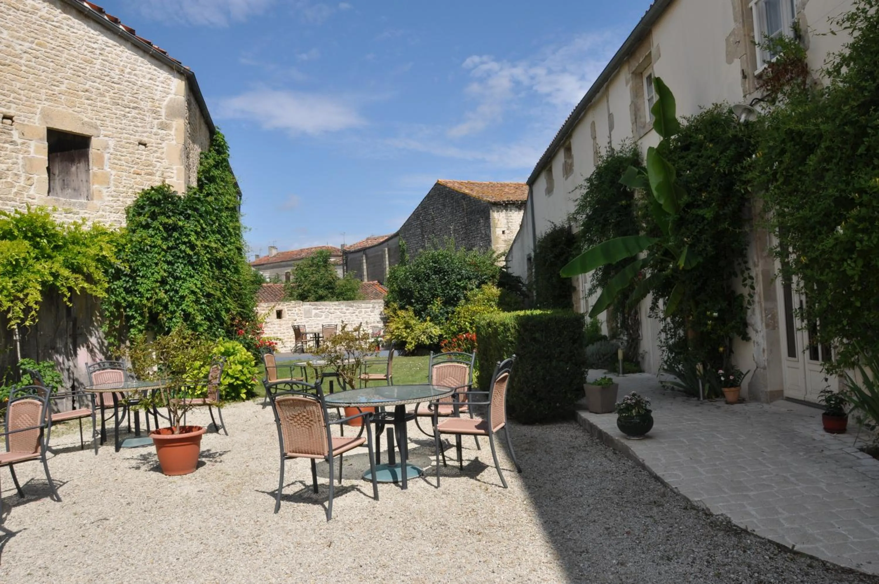 Garden in Hôtel du Donjon