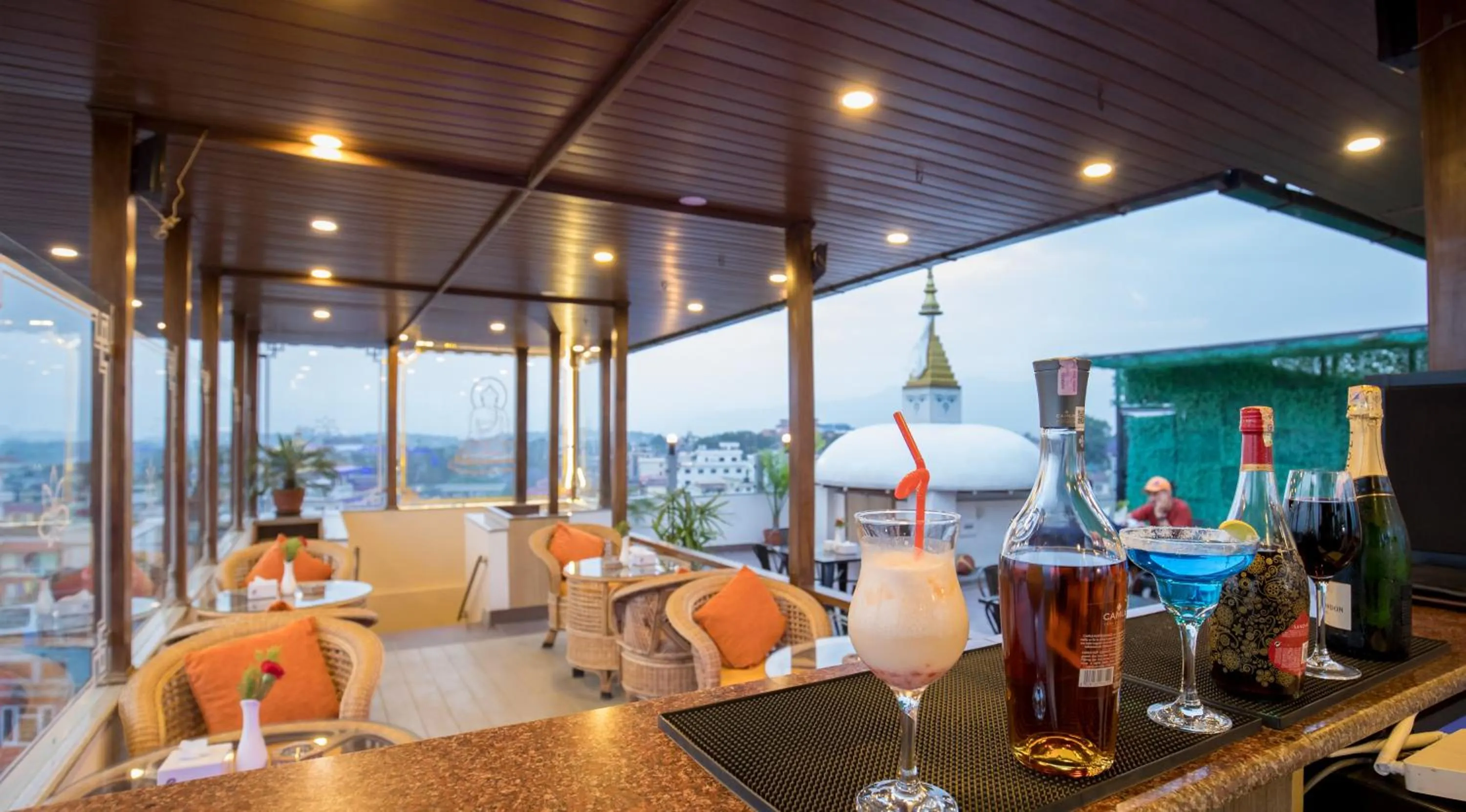 Lounge or bar in Boudha Boutique Hotel