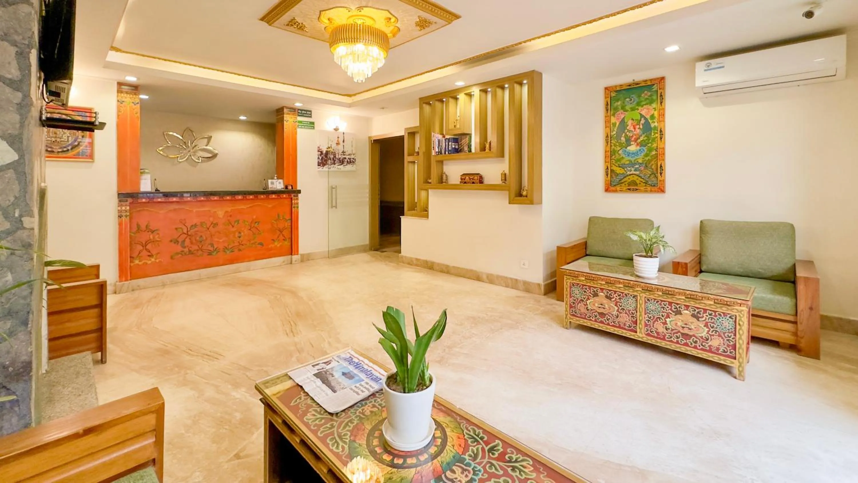 Lobby or reception in Boudha Boutique Hotel