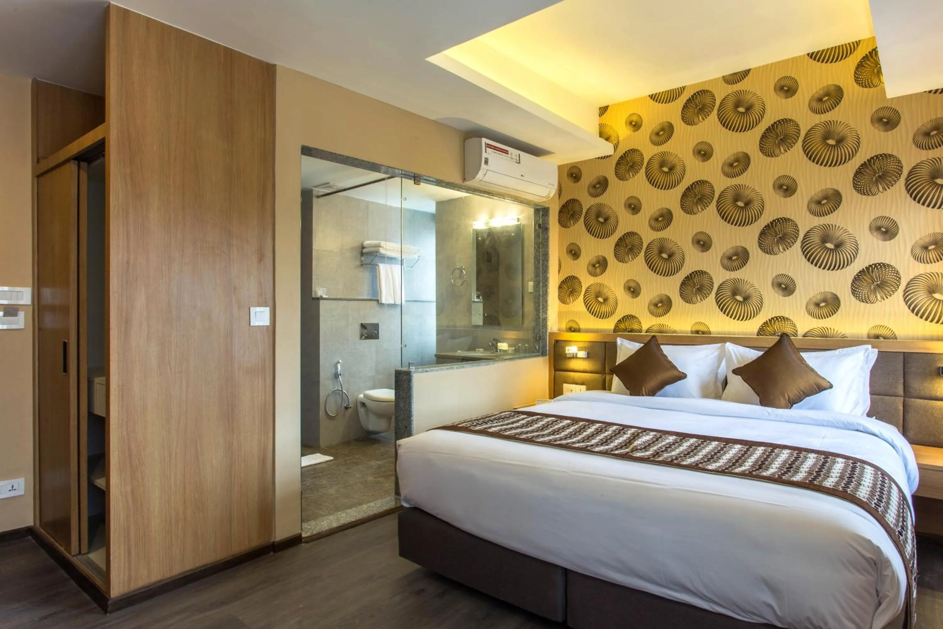 Bathroom, Bed in Boudha Boutique Hotel