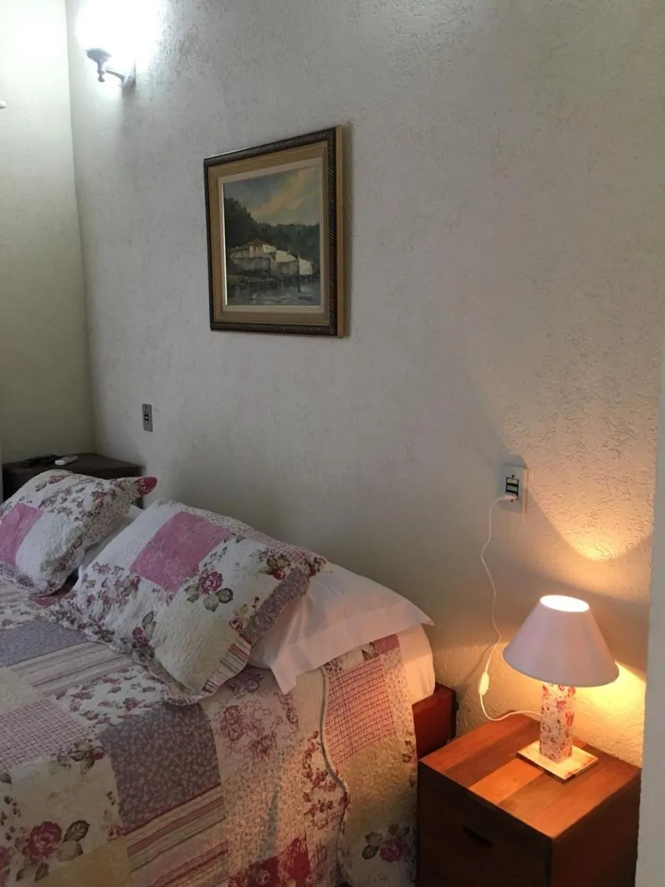 Bed in Pousada Irmãos do Mar