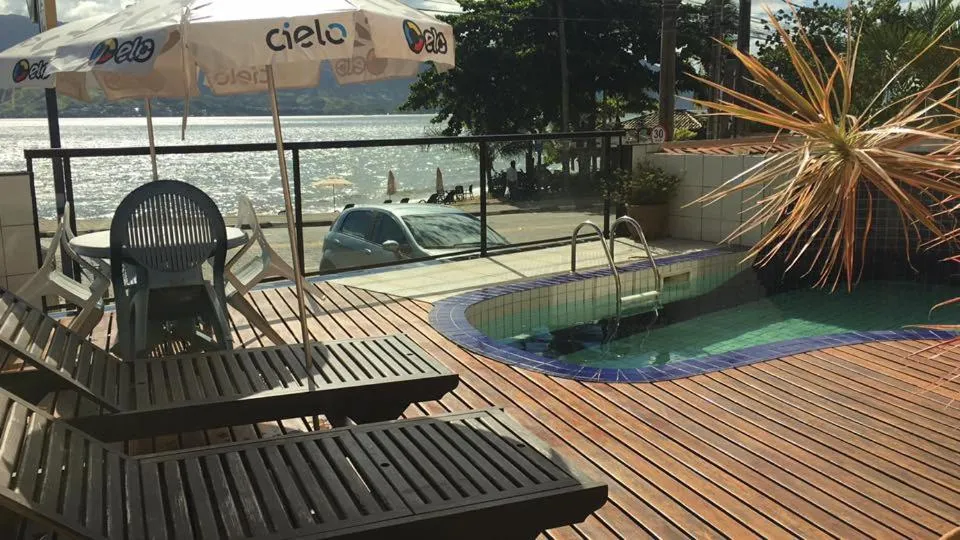 Pool view in Pousada Irmãos do Mar