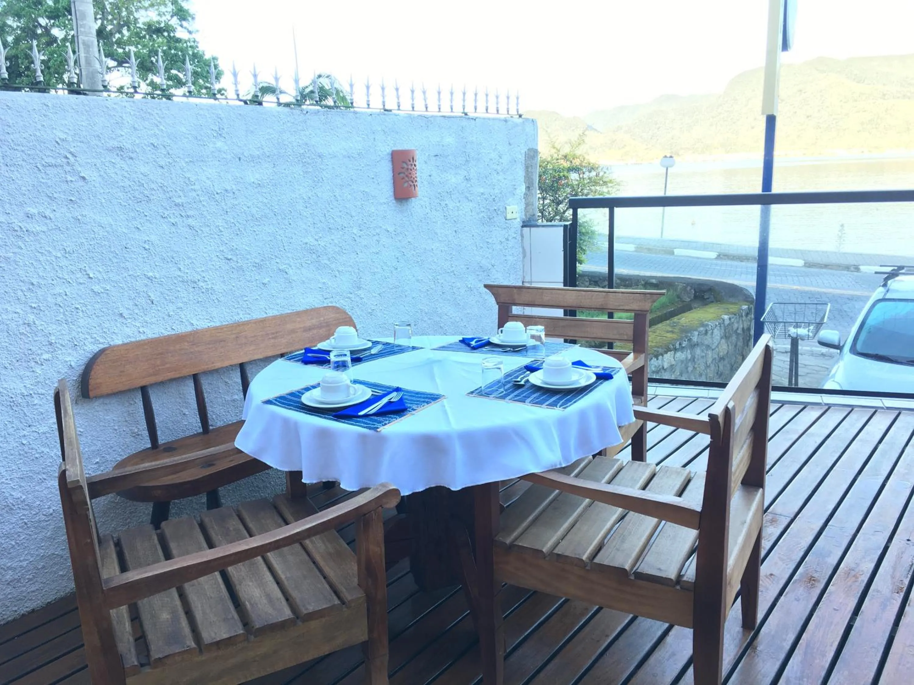 Patio in Pousada Irmãos do Mar