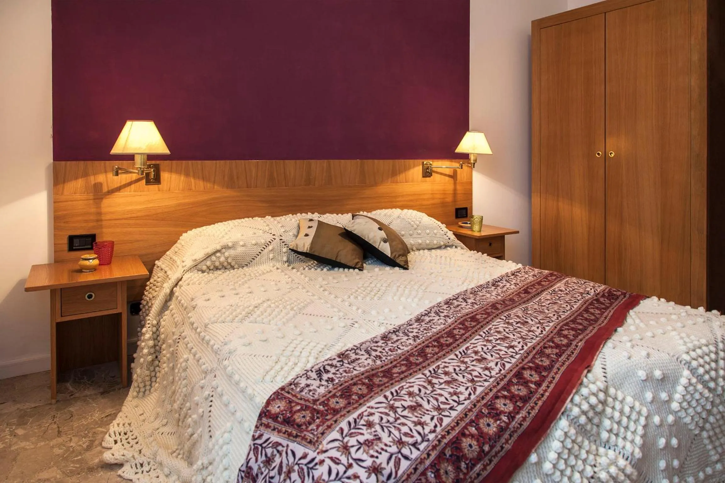 Bed in Albergo Vecchio Forno