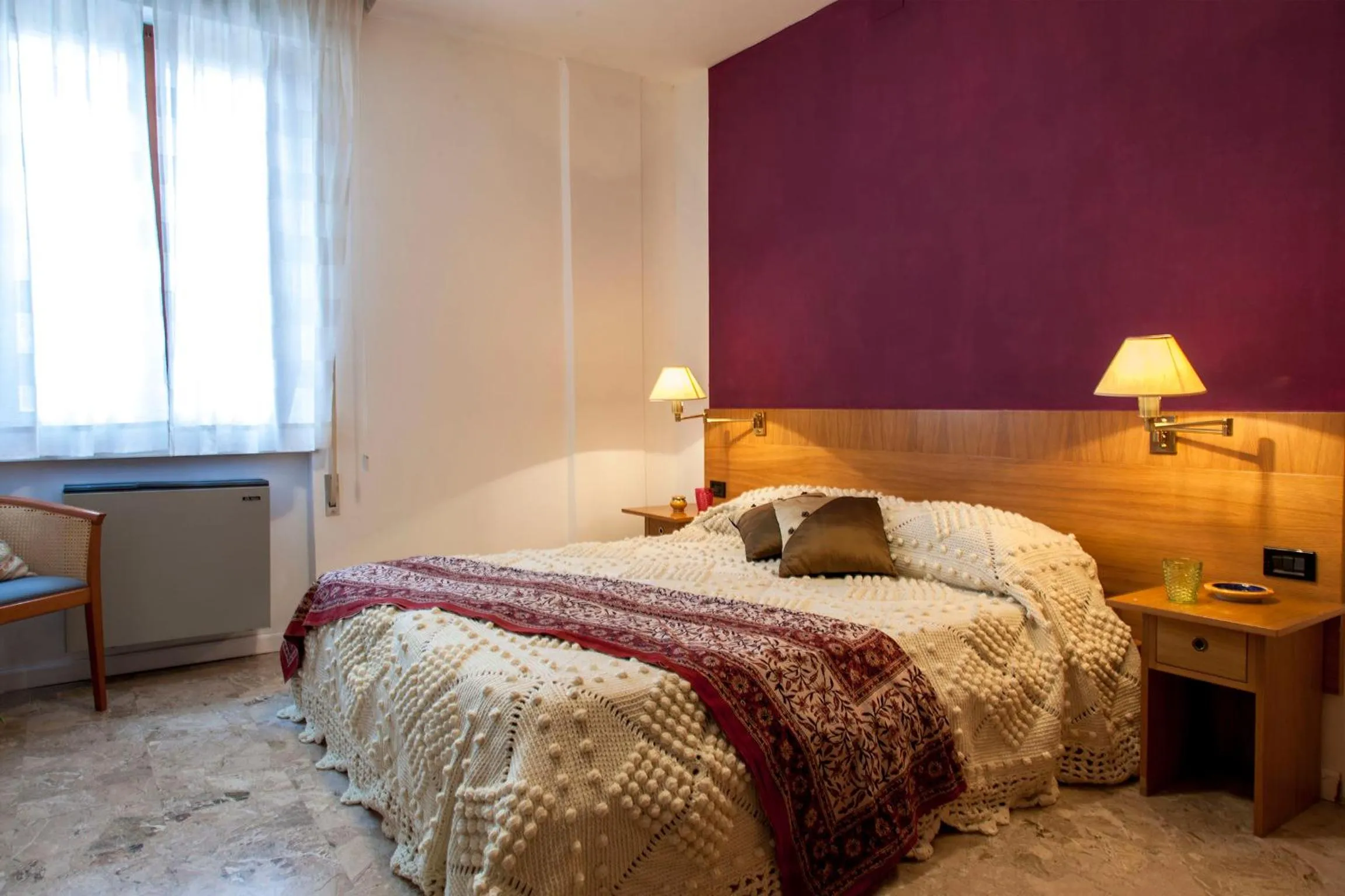 Bed in Albergo Vecchio Forno