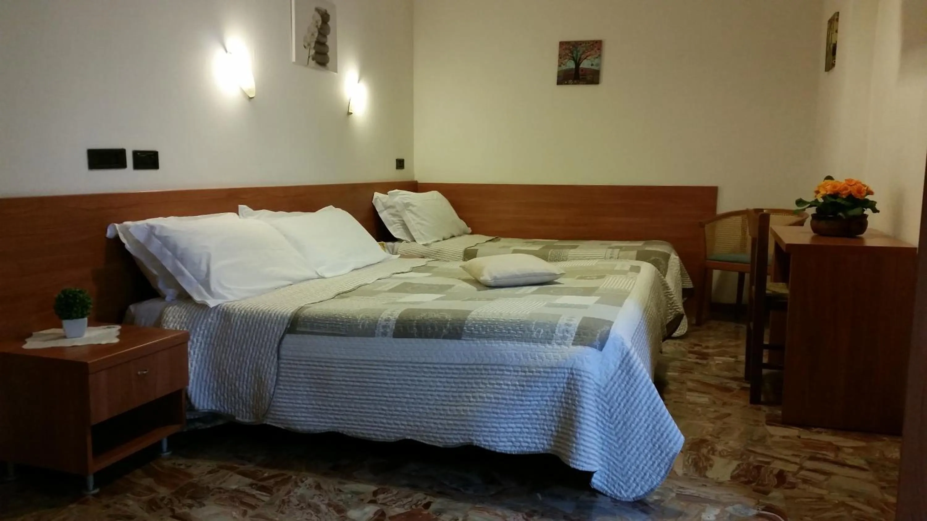 Bed in Albergo Vecchio Forno