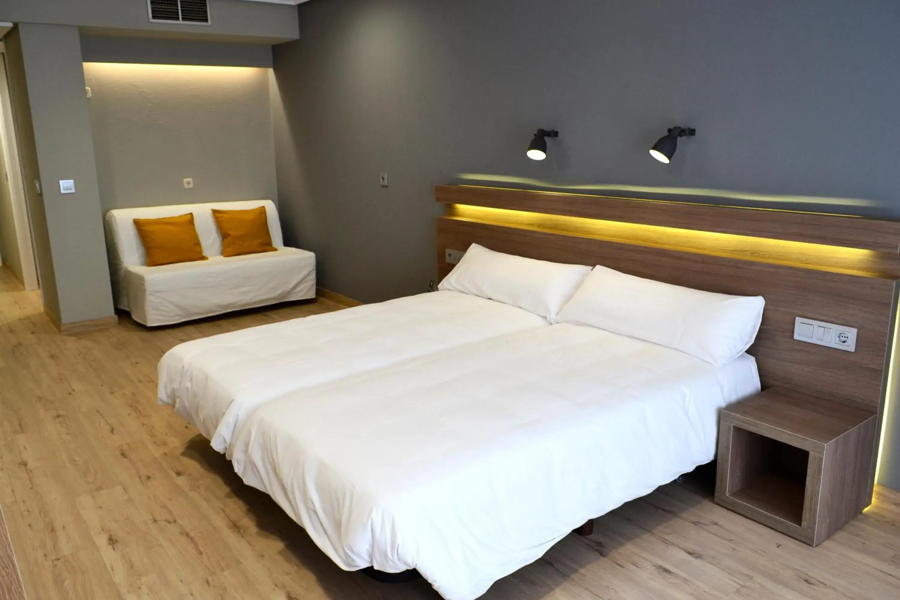 Bed in Hotel Alda Sada Marina Bed in Hotel Alda Sada Marina