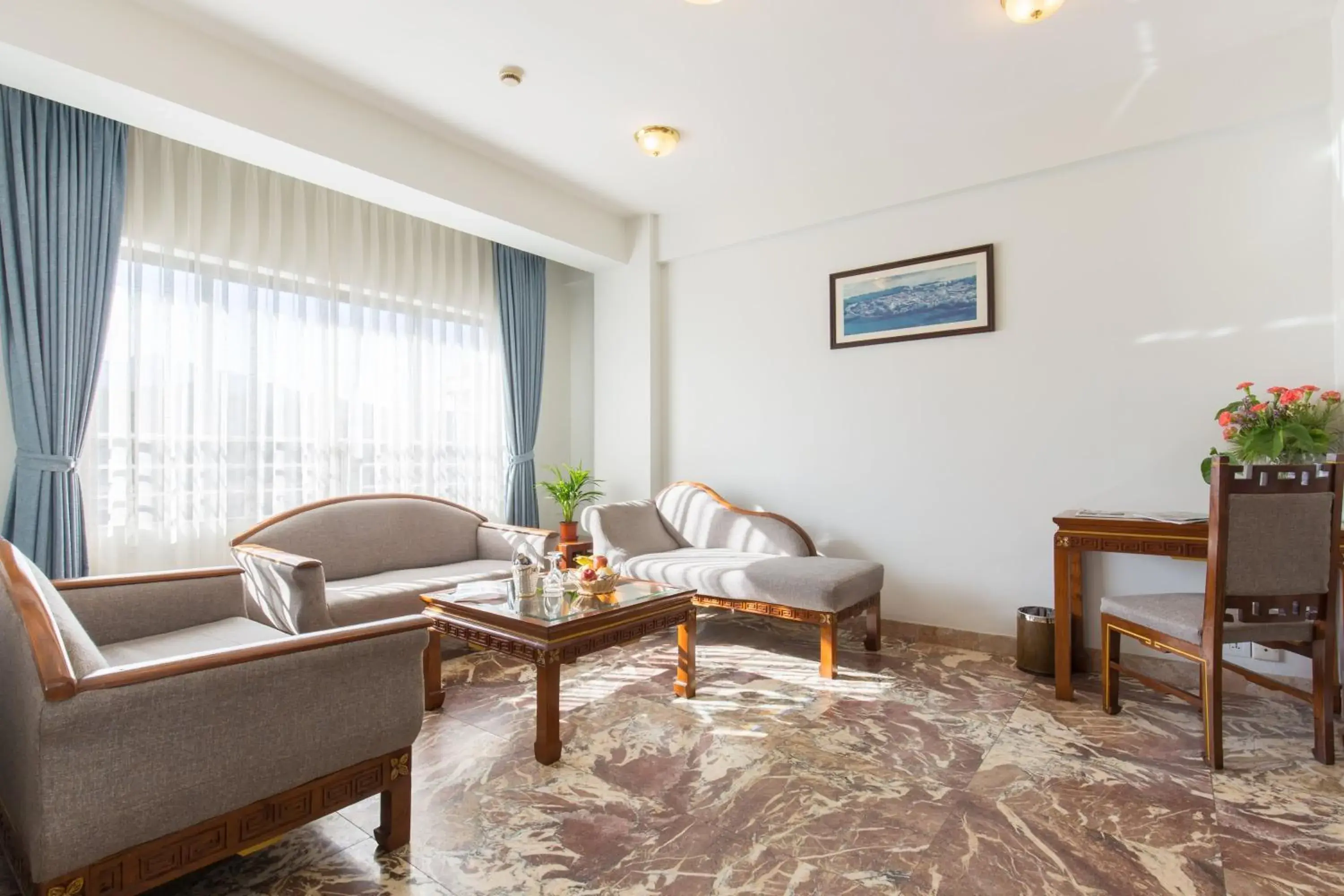 Living room in Hotel Le Himalaya Living room in Hotel Le Himalaya