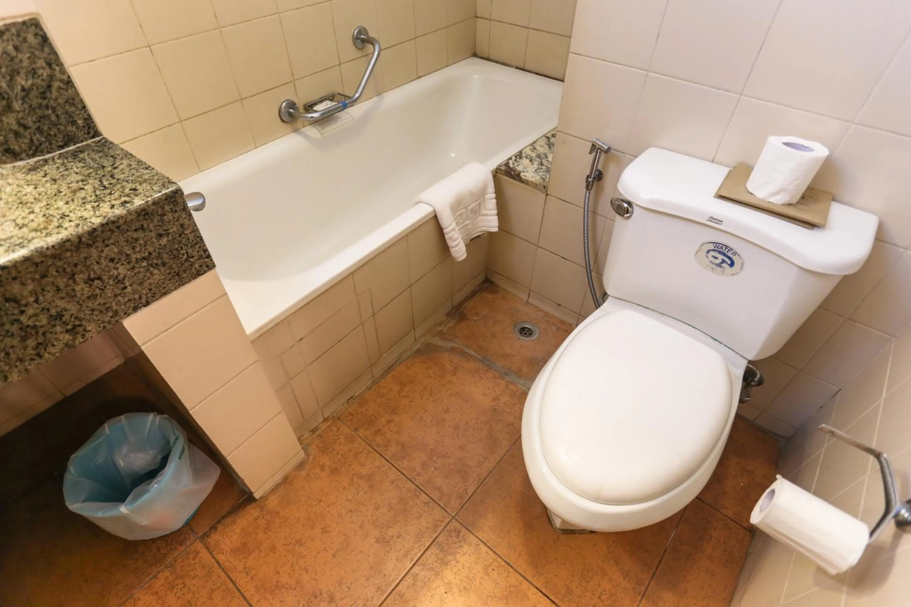 Shower in Hotel Le Himalaya