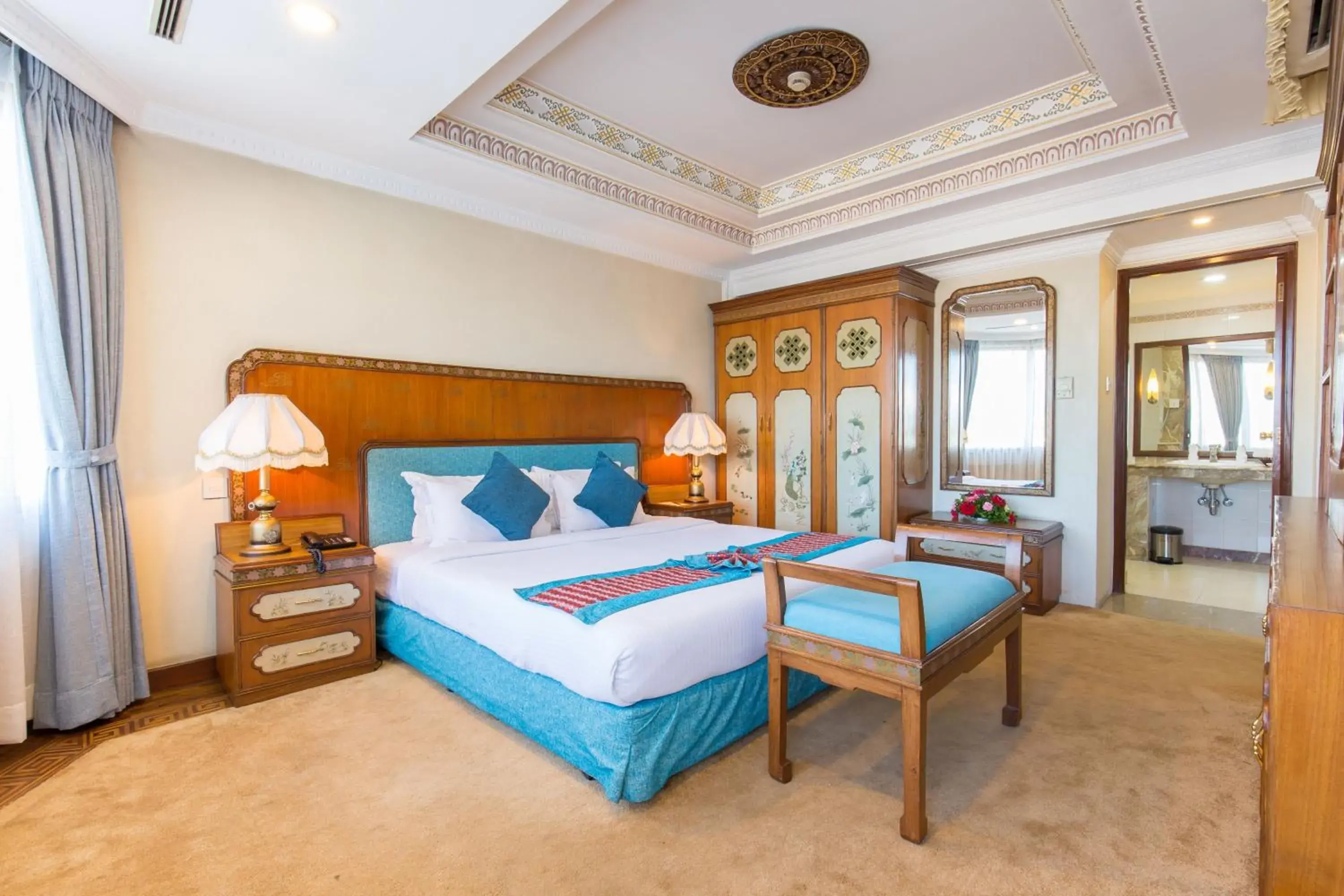 Bedroom in Hotel Le Himalaya Bedroom in Hotel Le Himalaya