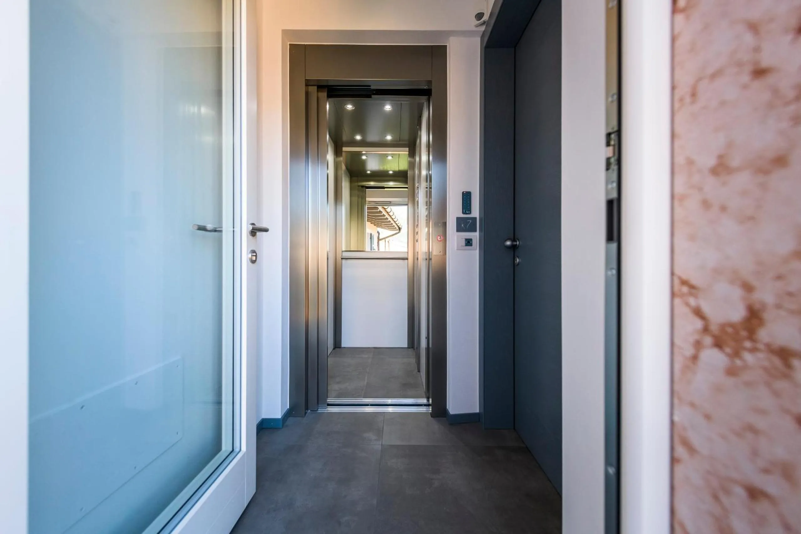 elevator in Casa Kaki - Eco friendly Apartments with Parking & Private Courtyard