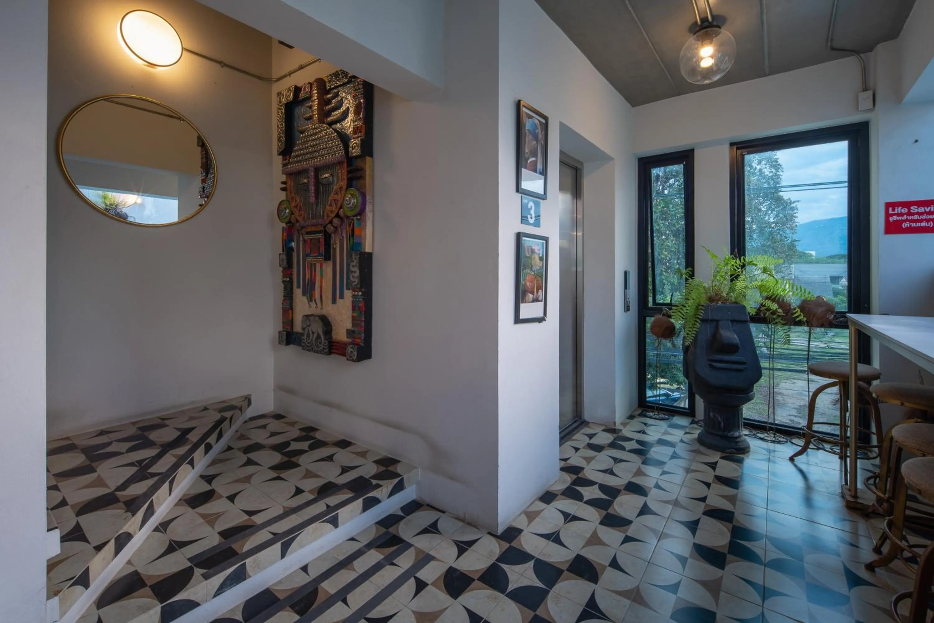 Bed in River Art Hotel