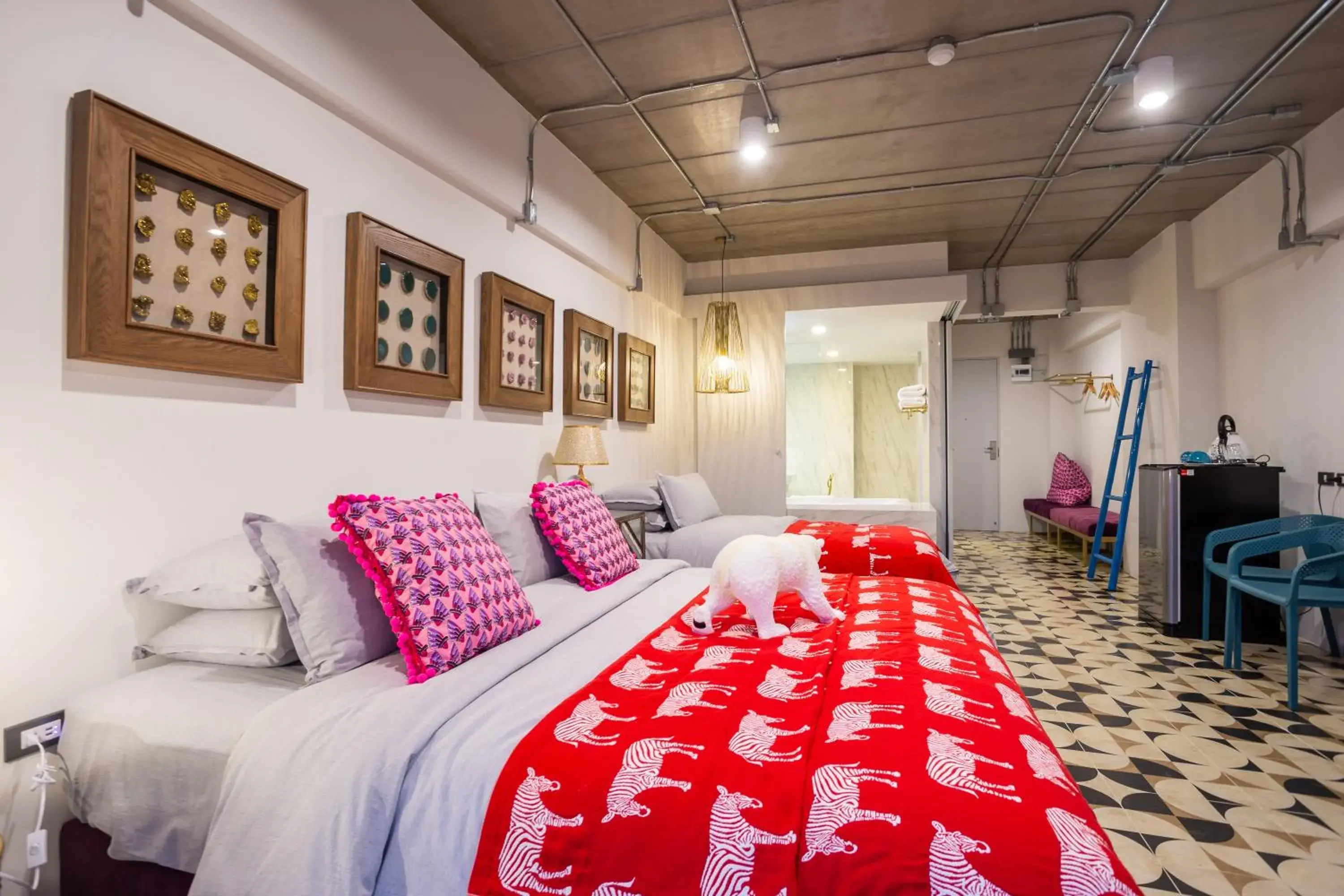 Bed in River Art Hotel Bed in River Art Hotel