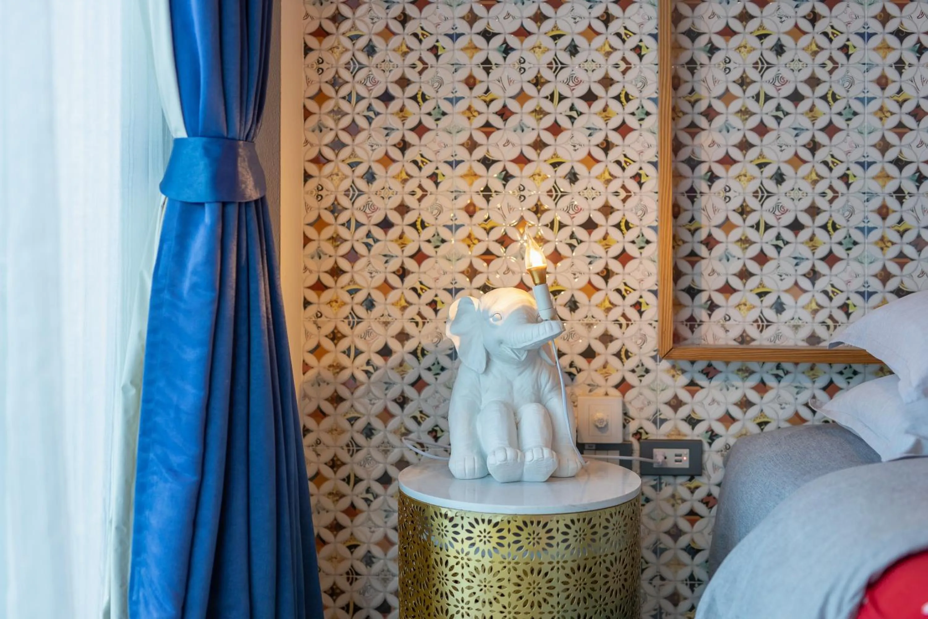 Bed in River Art Hotel