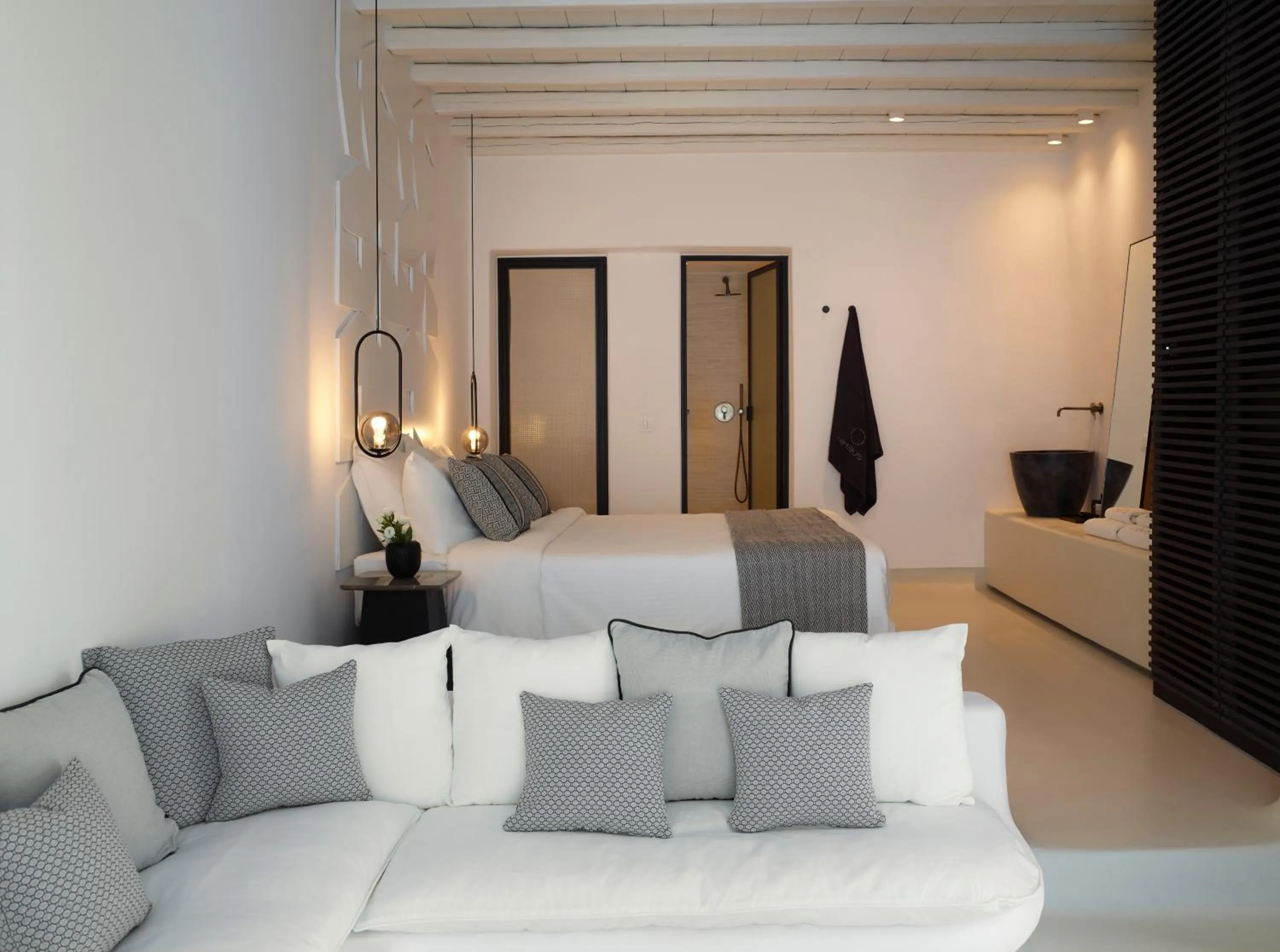 Bedroom in Nimbus Mykonos