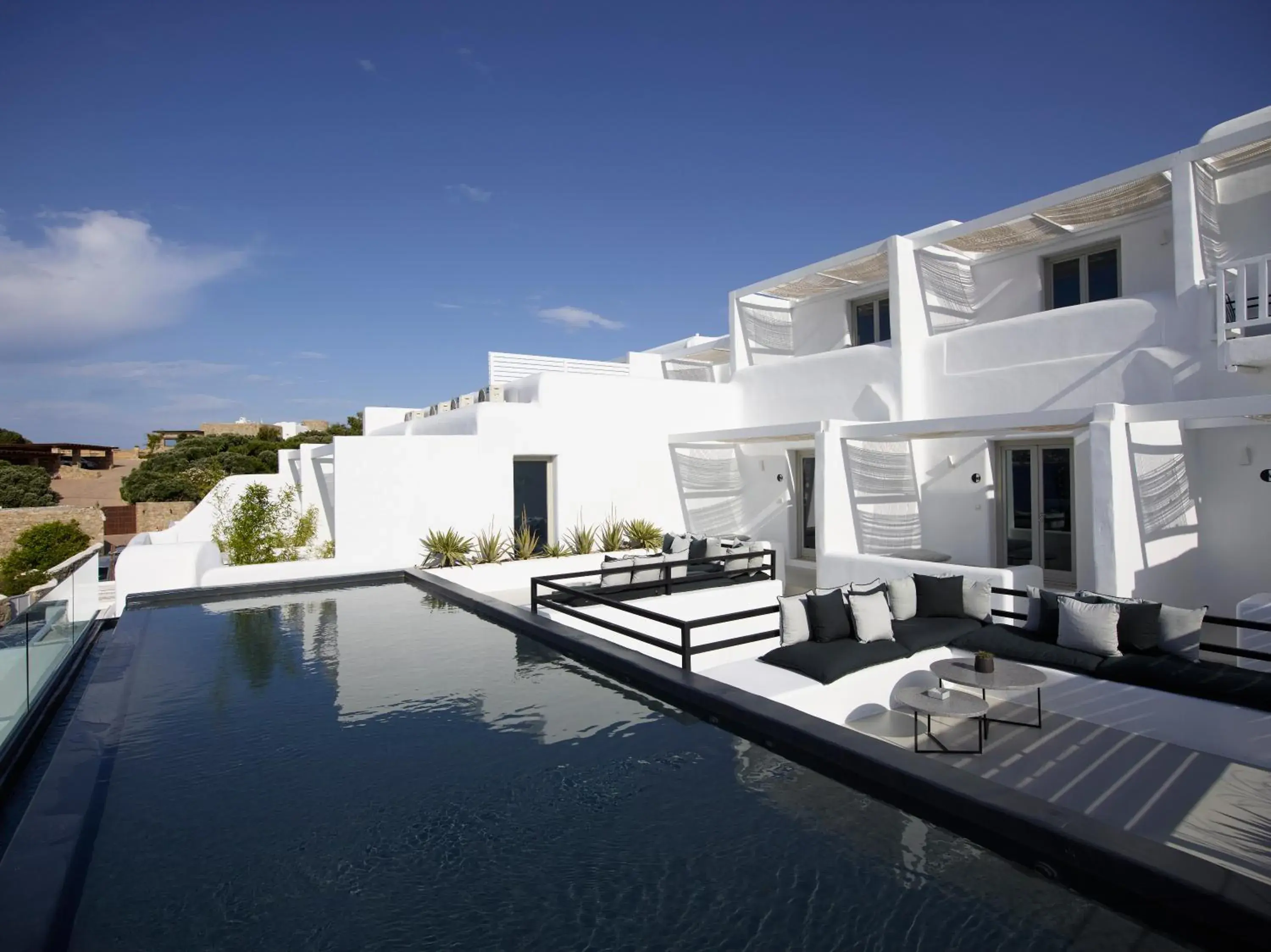 Swimming pool in Nimbus Mykonos Swimming pool in Nimbus Mykonos