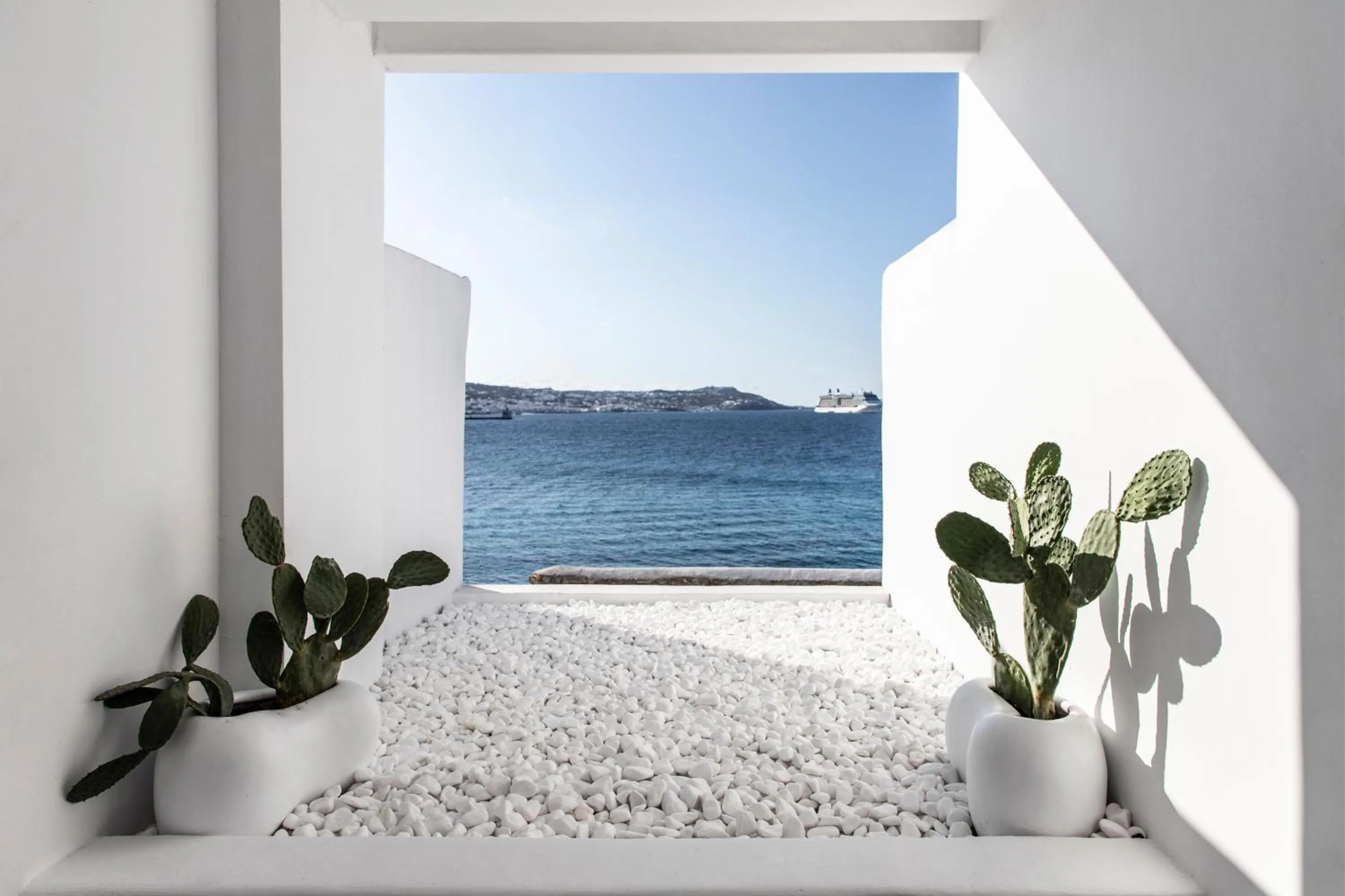 Sea view in Nimbus Mykonos
