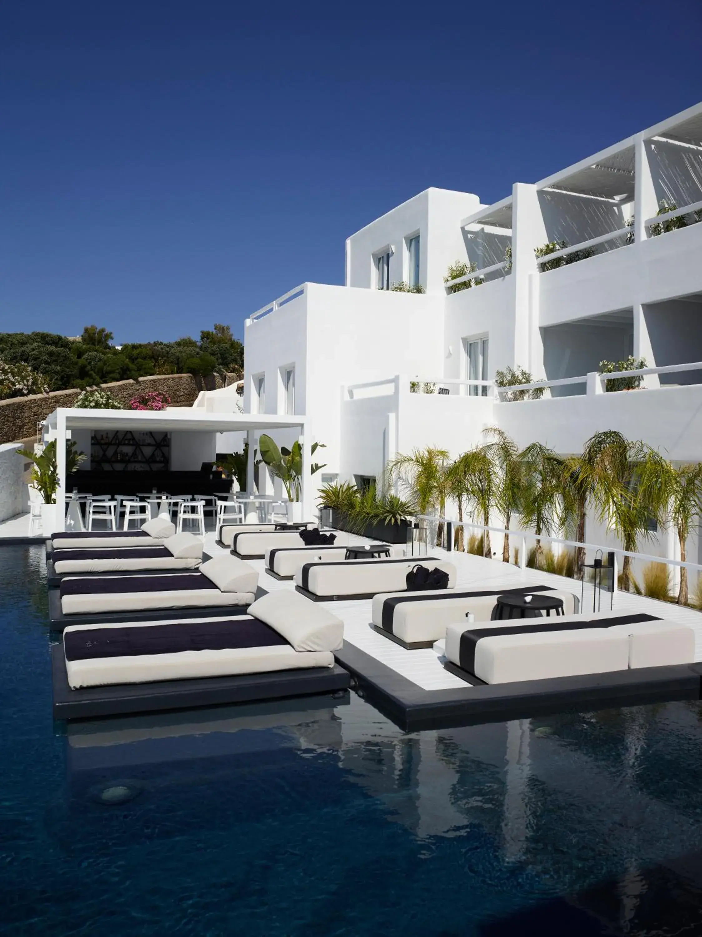 Swimming pool in Nimbus Mykonos Swimming pool in Nimbus Mykonos