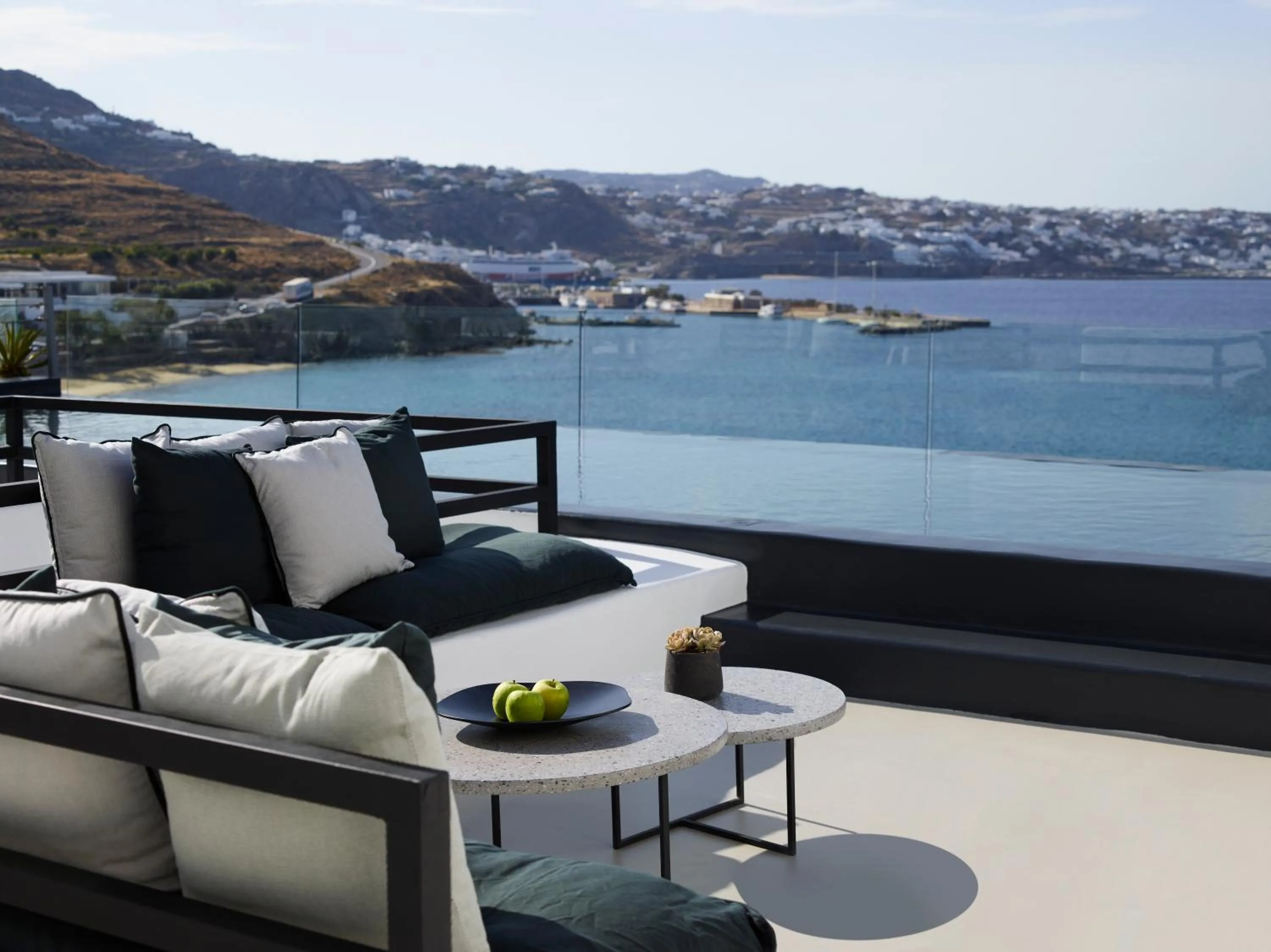 City view in Nimbus Mykonos