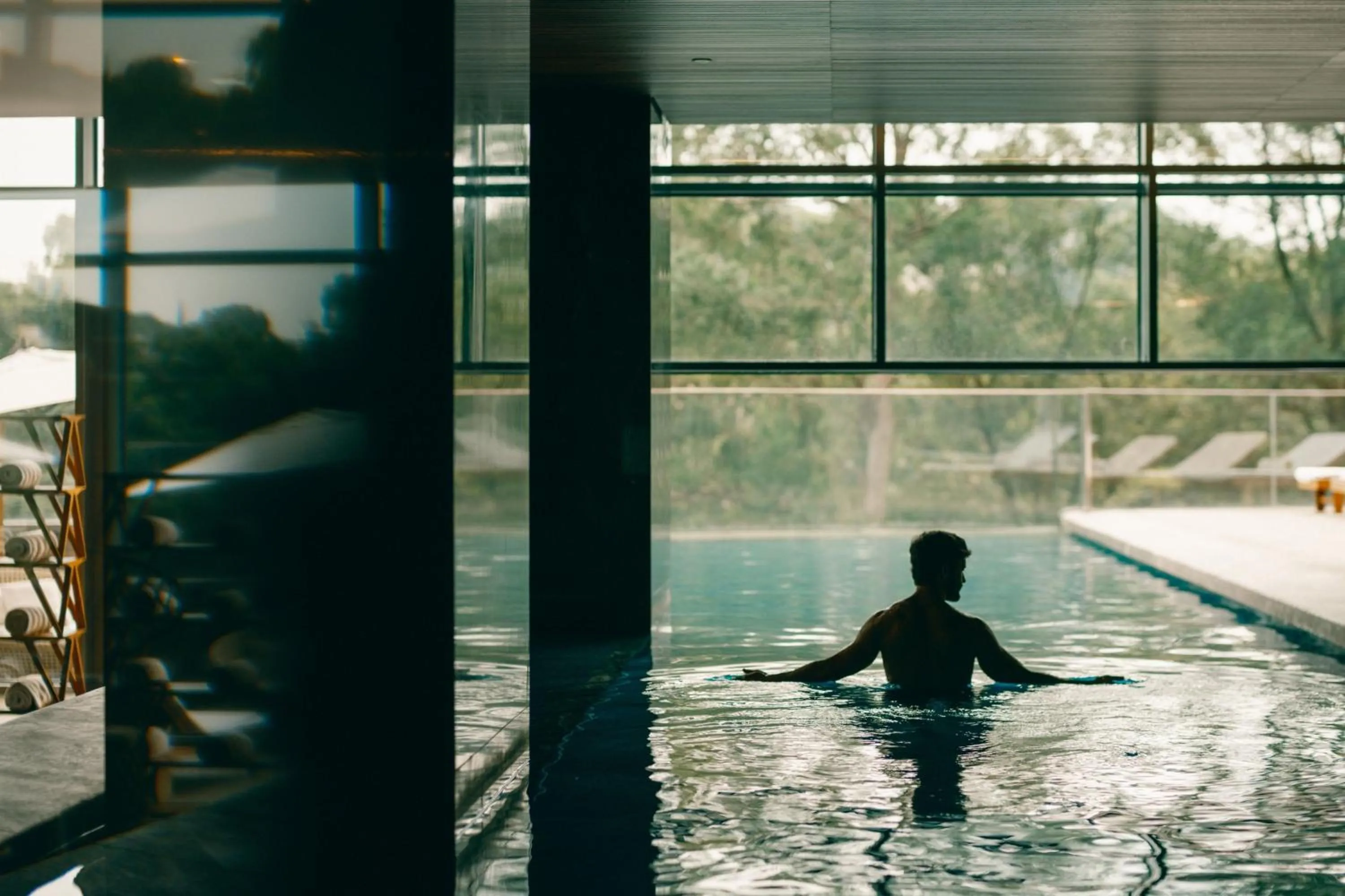 Swimming pool in JW Marriott Hotel Sao Paulo