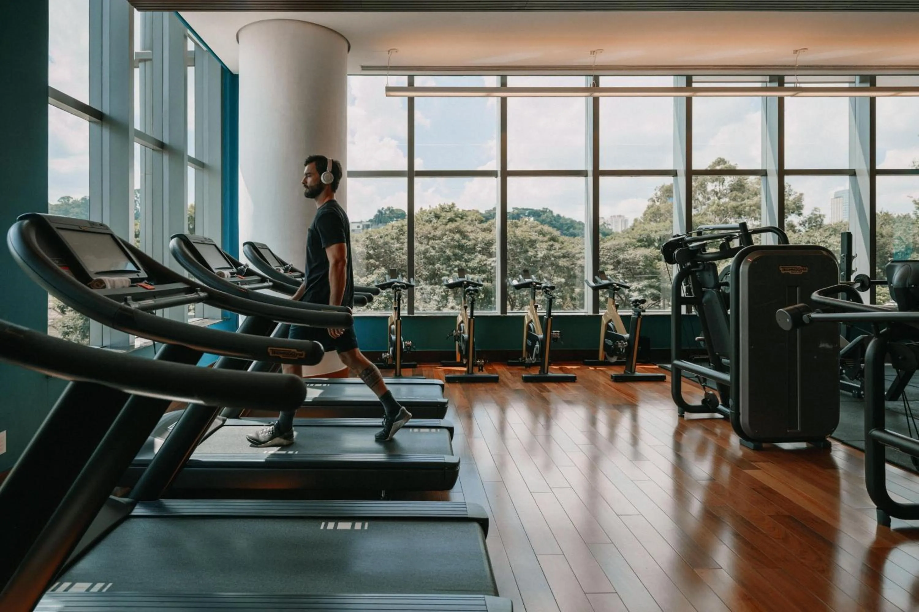 Fitness centre/facilities in JW Marriott Hotel Sao Paulo