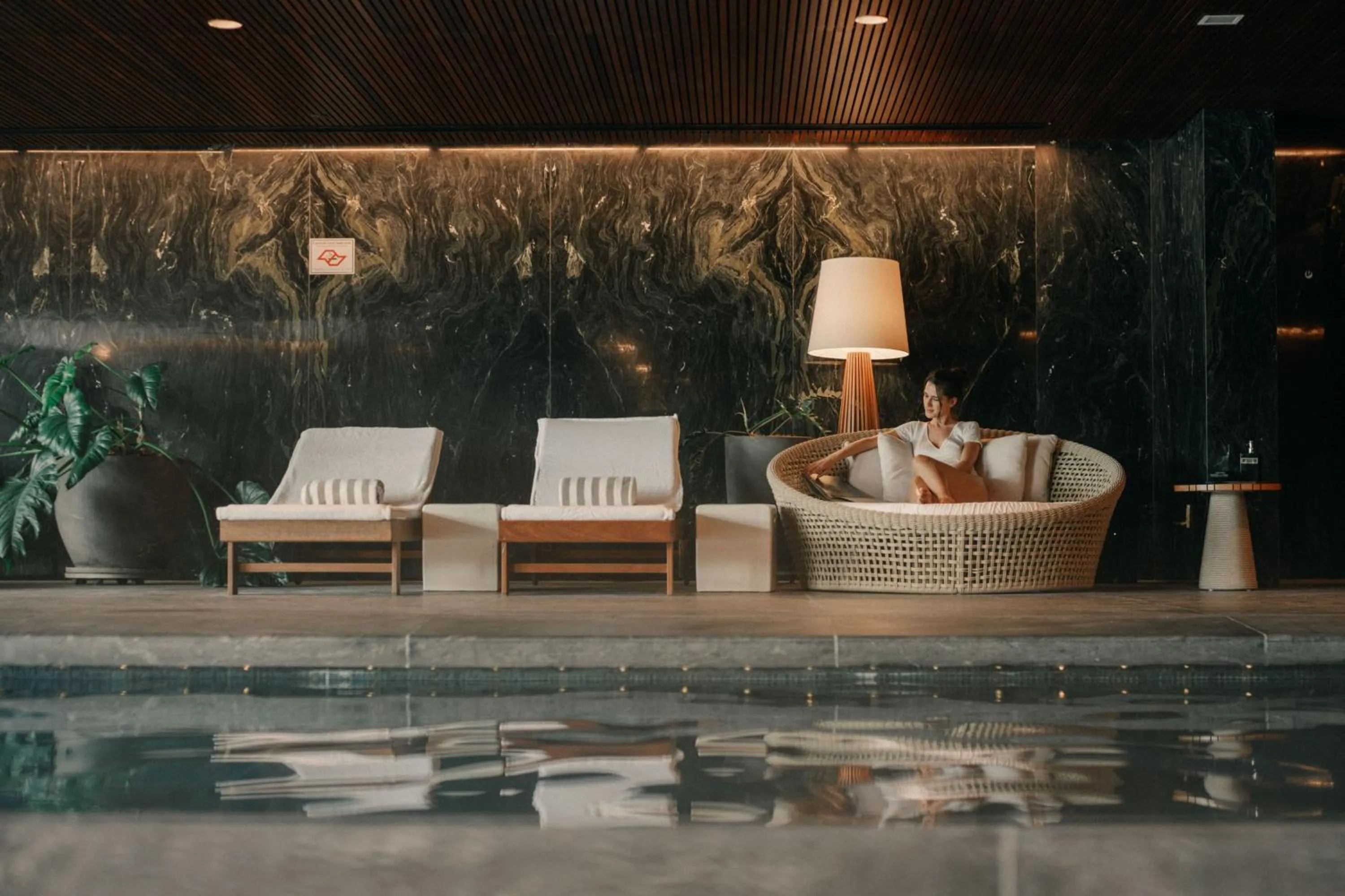 Swimming pool in JW Marriott Hotel Sao Paulo