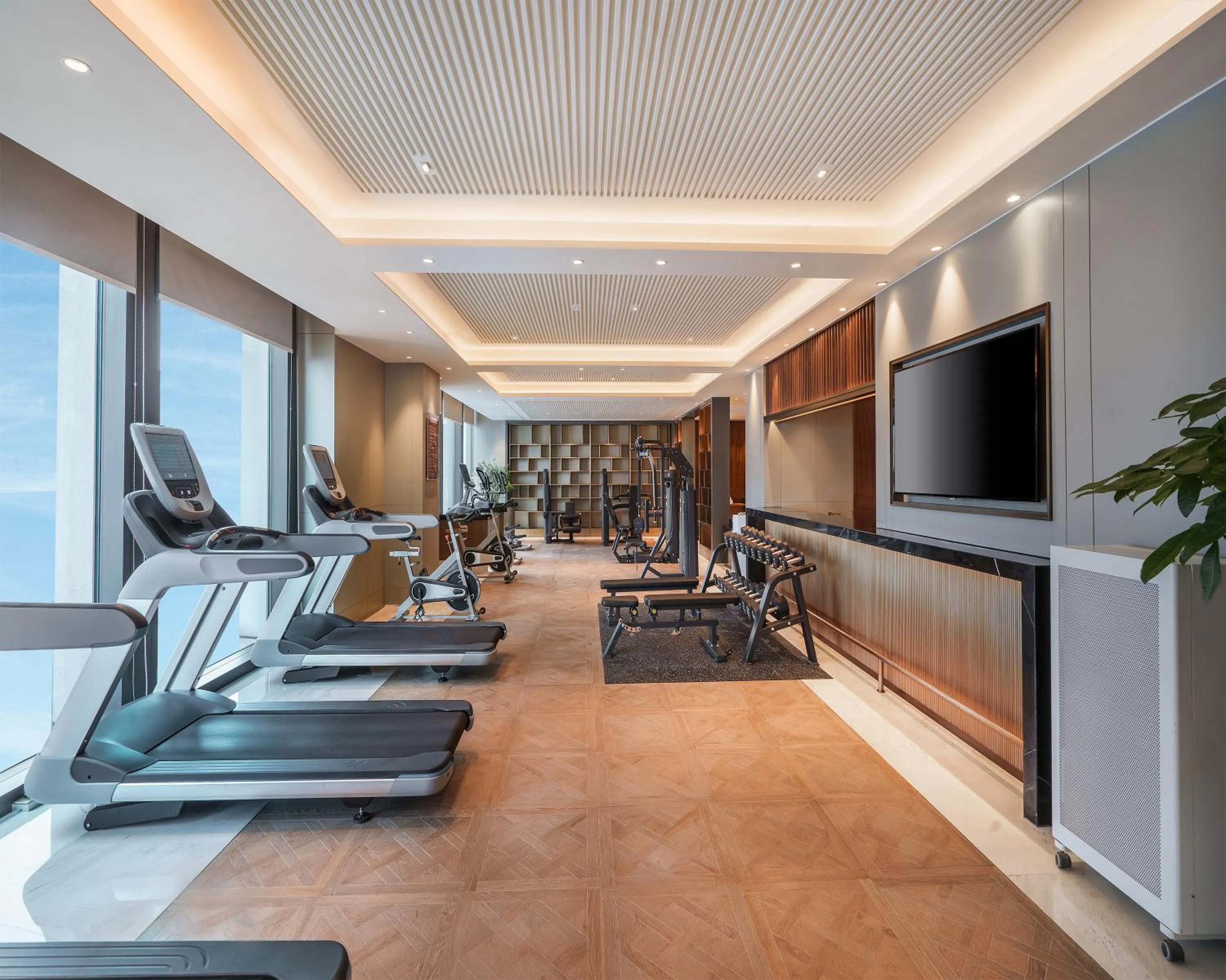 Fitness centre/facilities in Hyatt Place Chengdu Pebble Walk