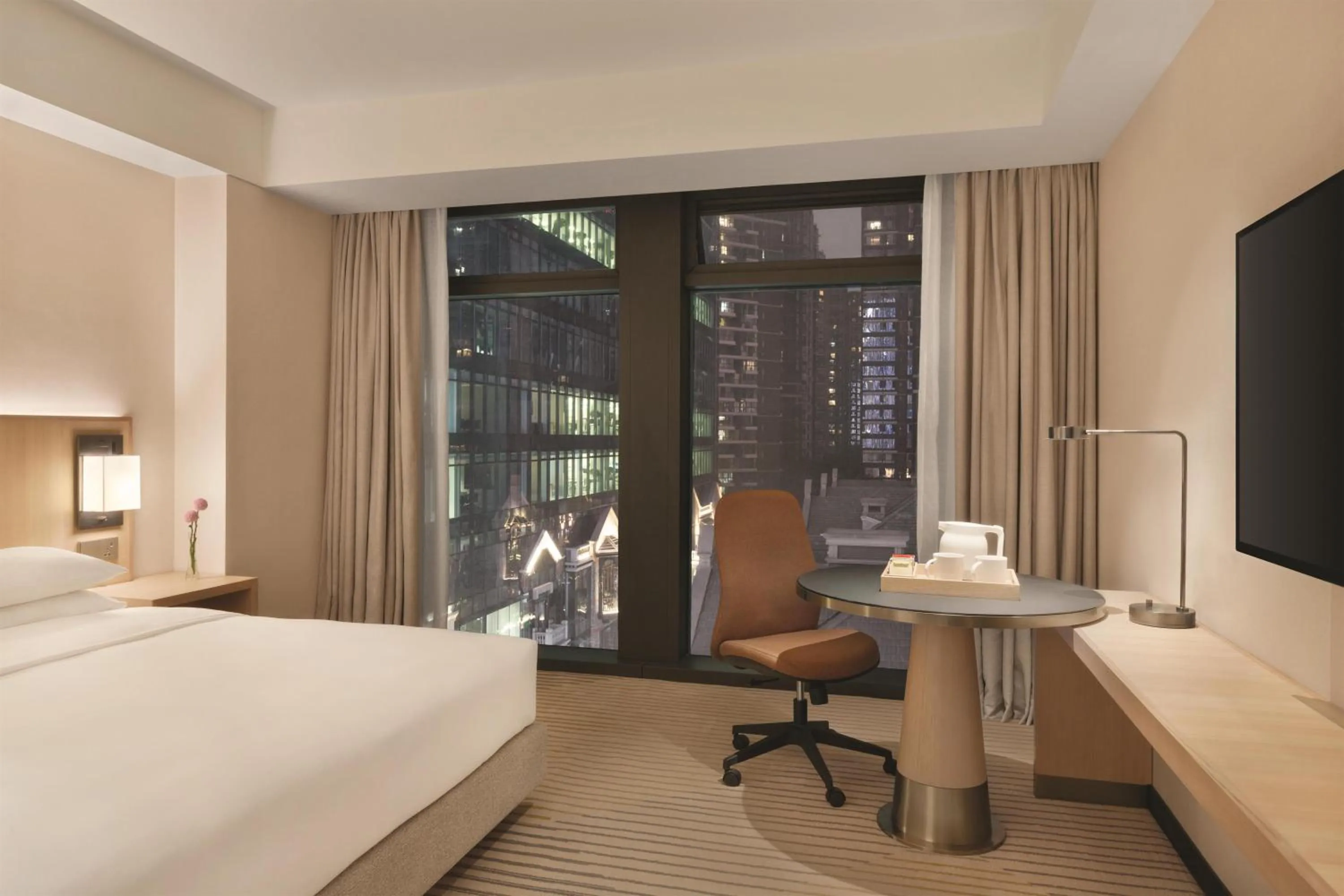 Bedroom, Bed in Hyatt Place Chengdu Pebble Walk