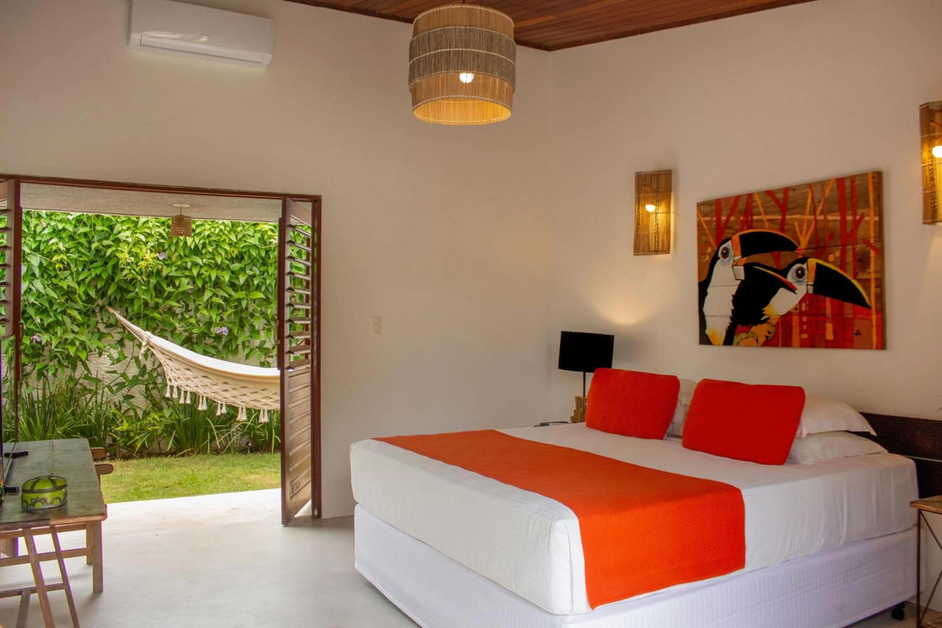Bed in Pousada Vila Cobé