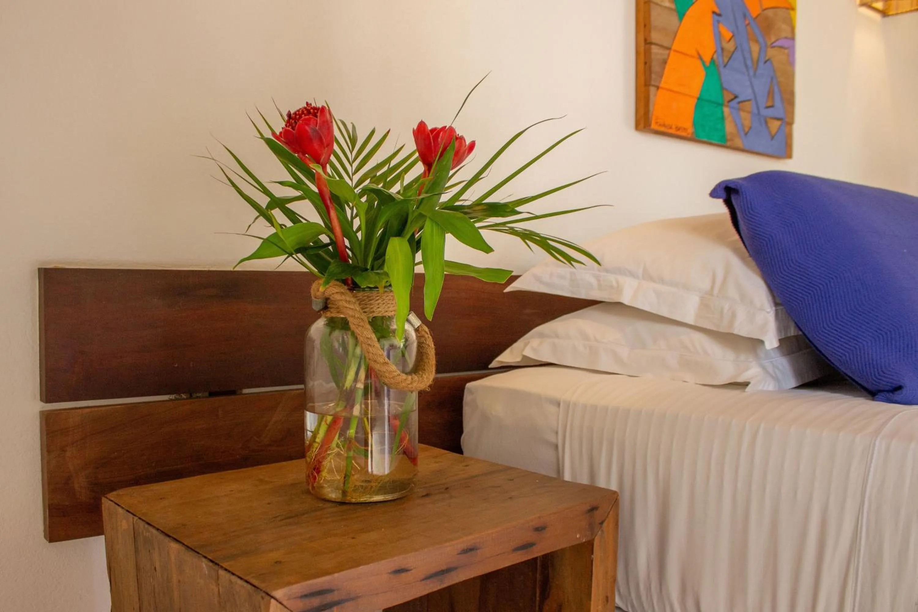 Bed in Pousada Vila Cobé