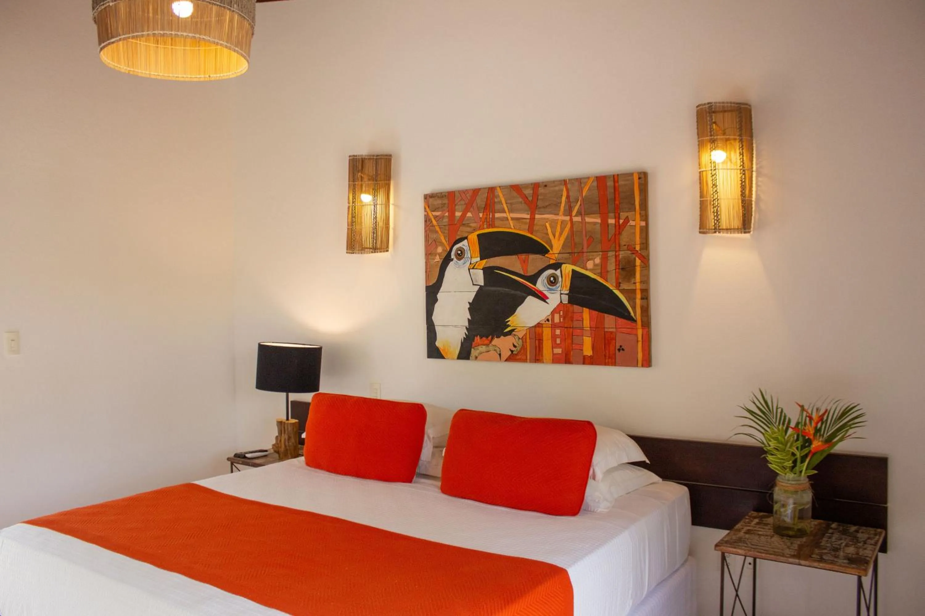 Bed in Pousada Vila Cobé