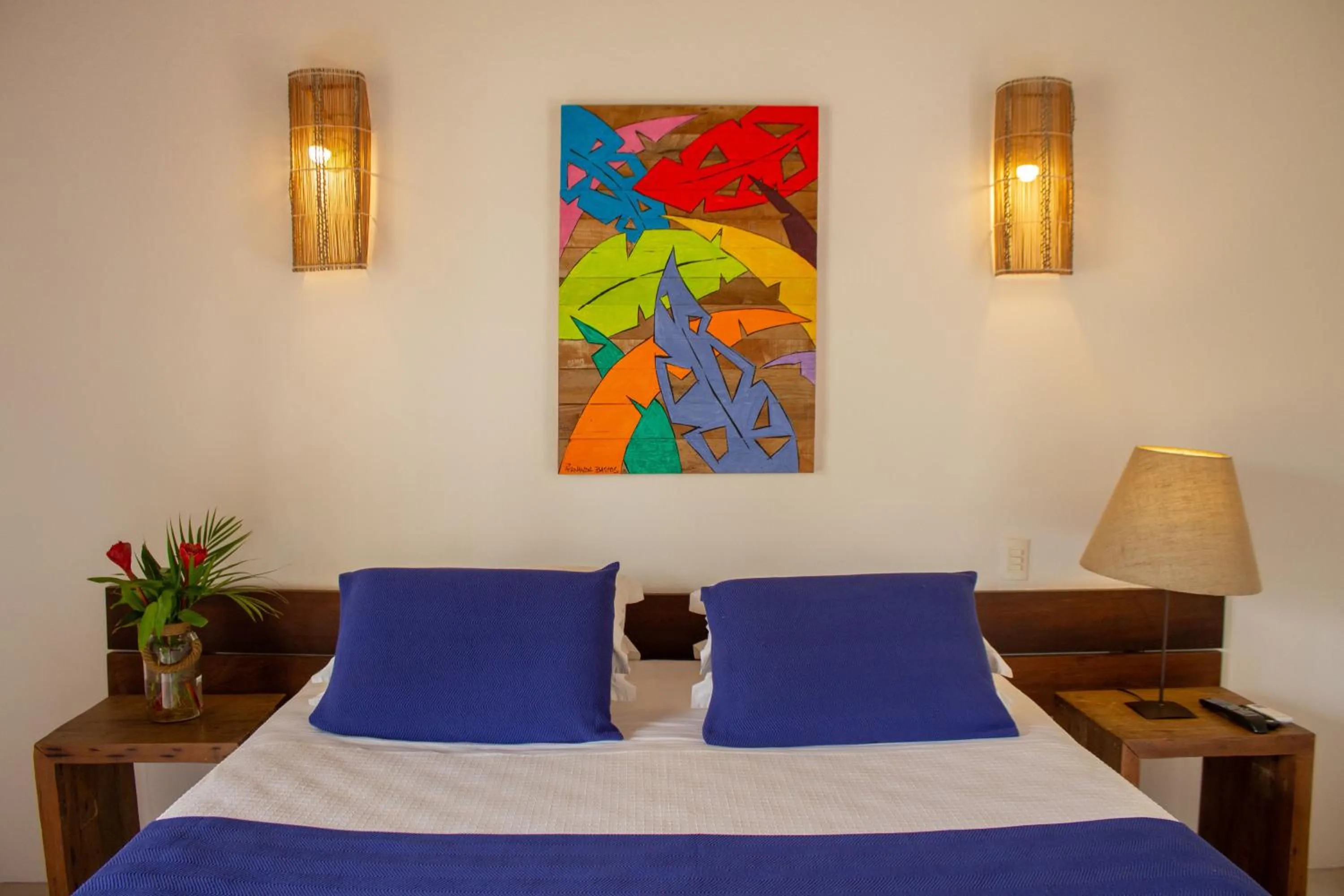 Bed in Pousada Vila Cobé
