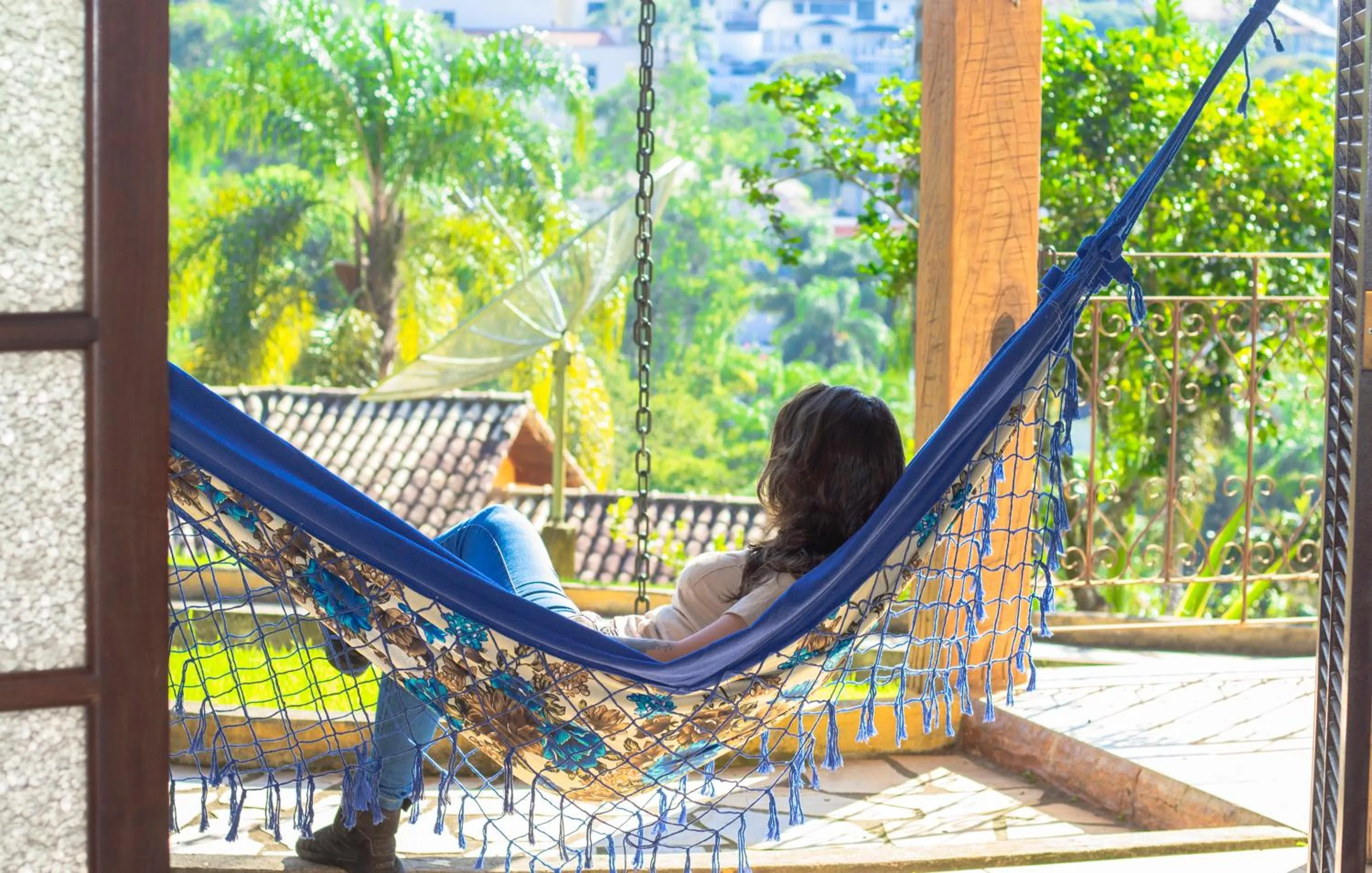 Garden view in Vila Chico
