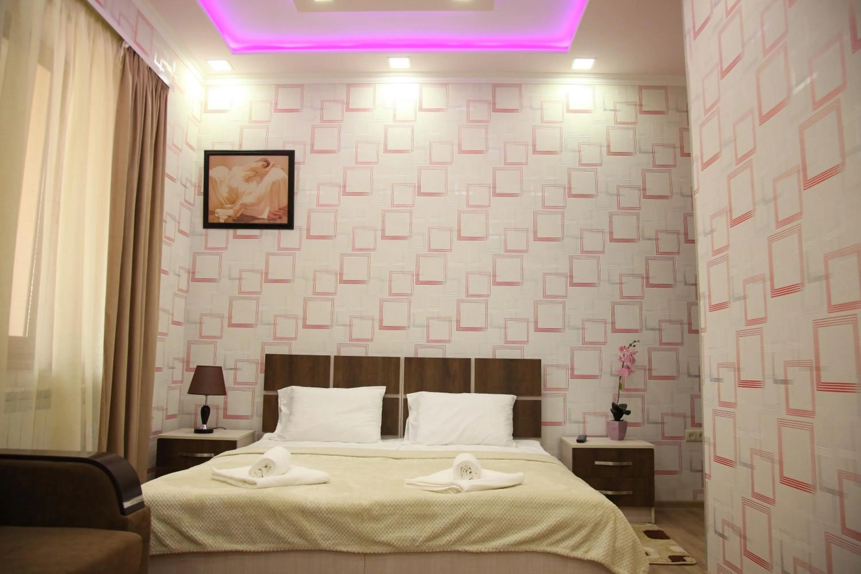 Bed in Hotel Felisa Gyumri