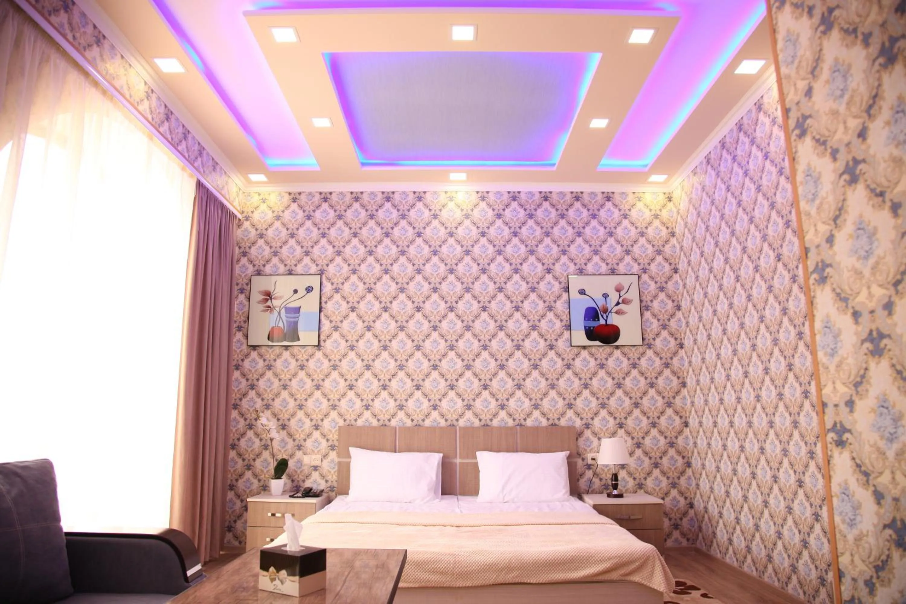 Bed in Hotel Felisa Gyumri