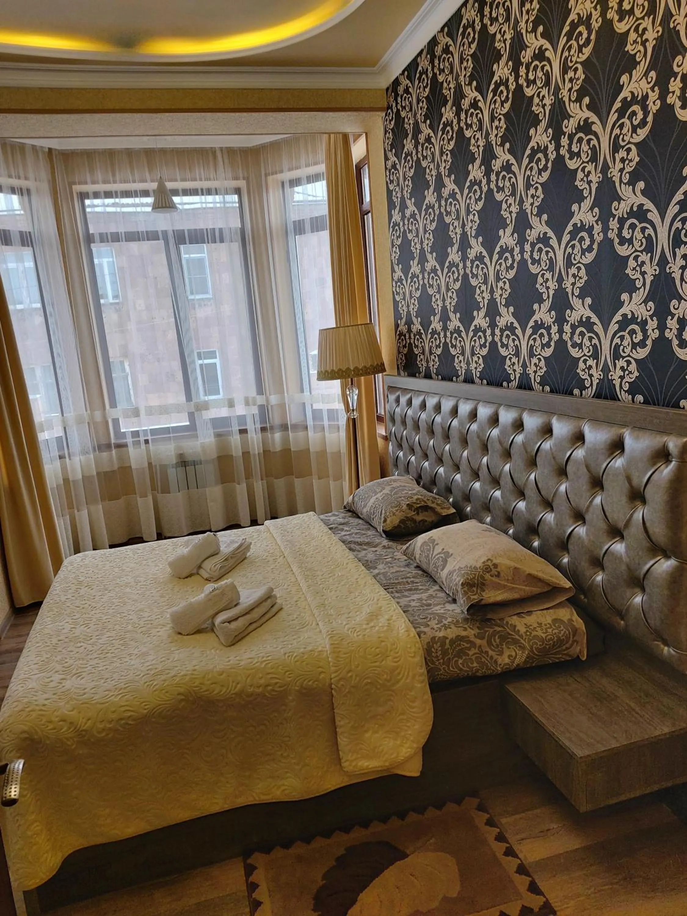 Bed in Hotel Felisa Gyumri