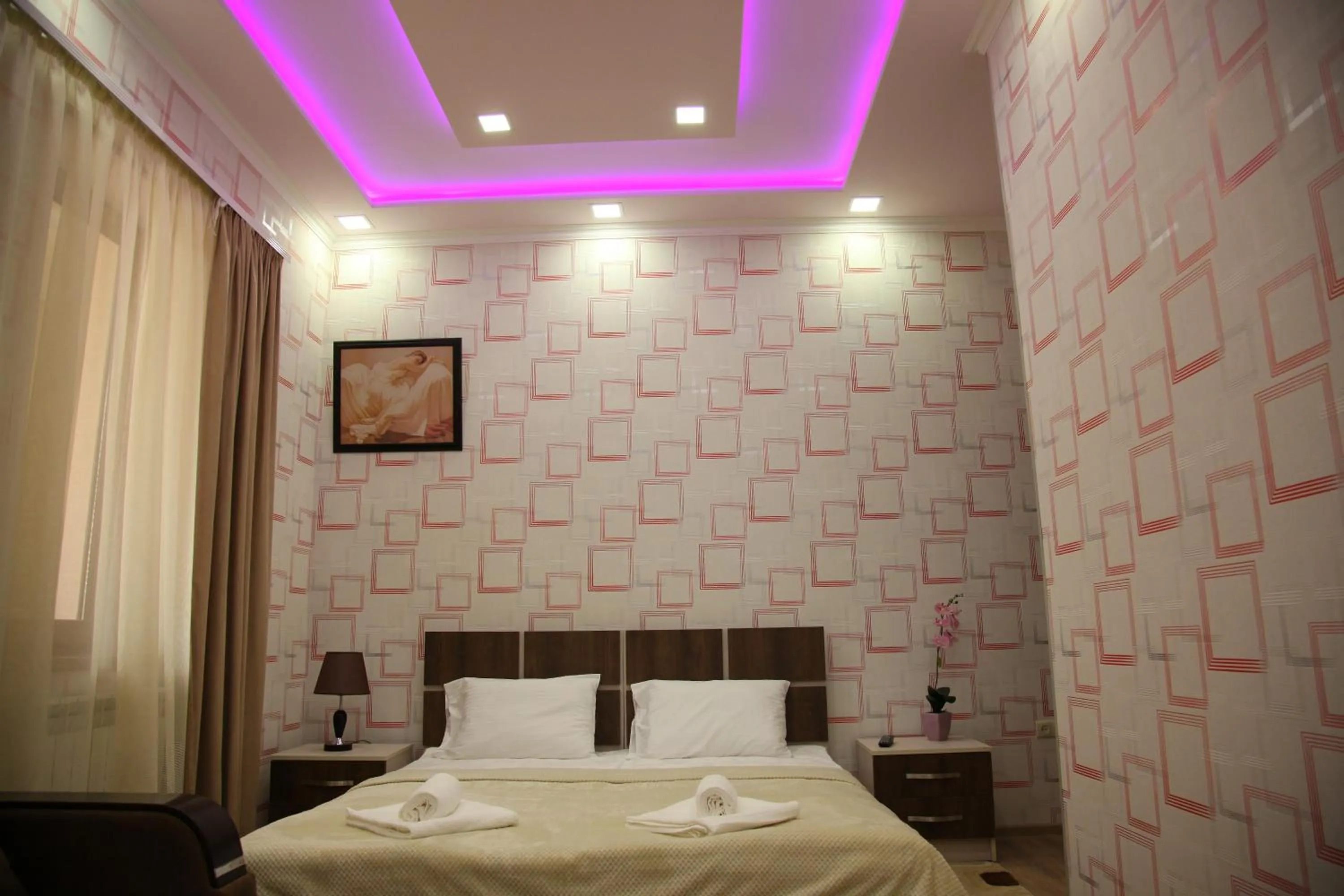 Bed in Hotel Felisa Gyumri