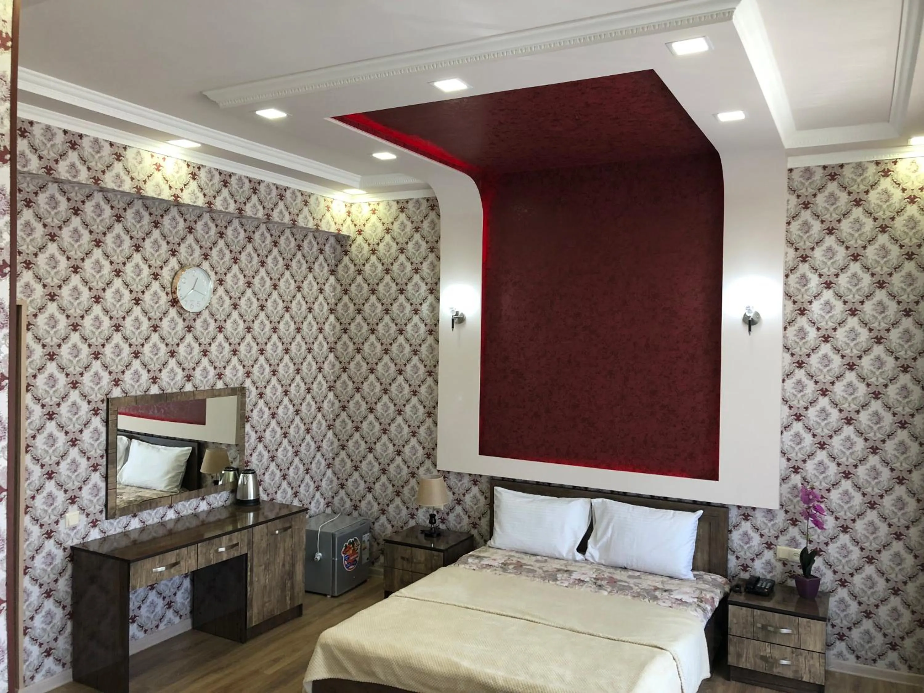 Bed in Hotel Felisa Gyumri