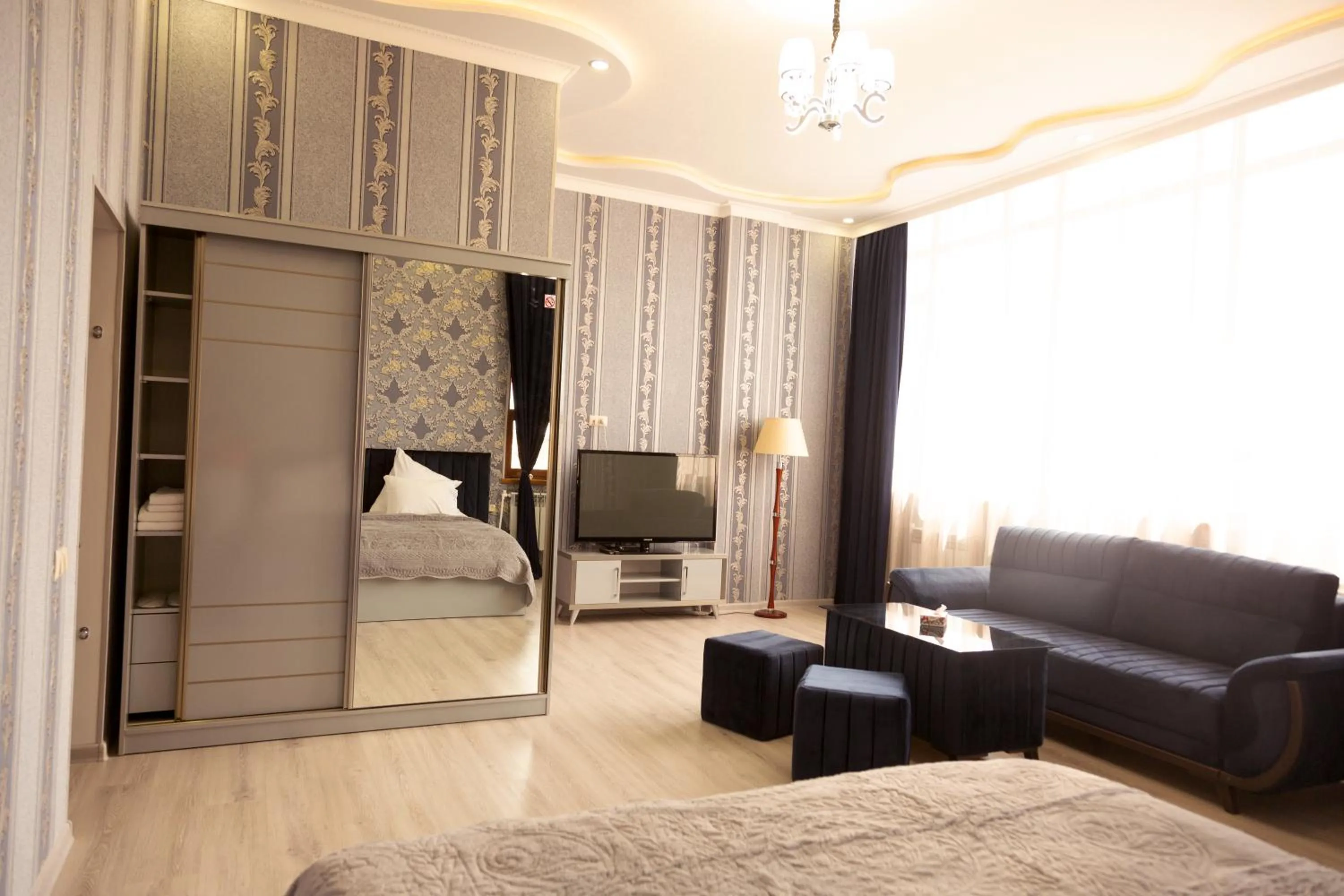 Bed in Hotel Felisa Gyumri