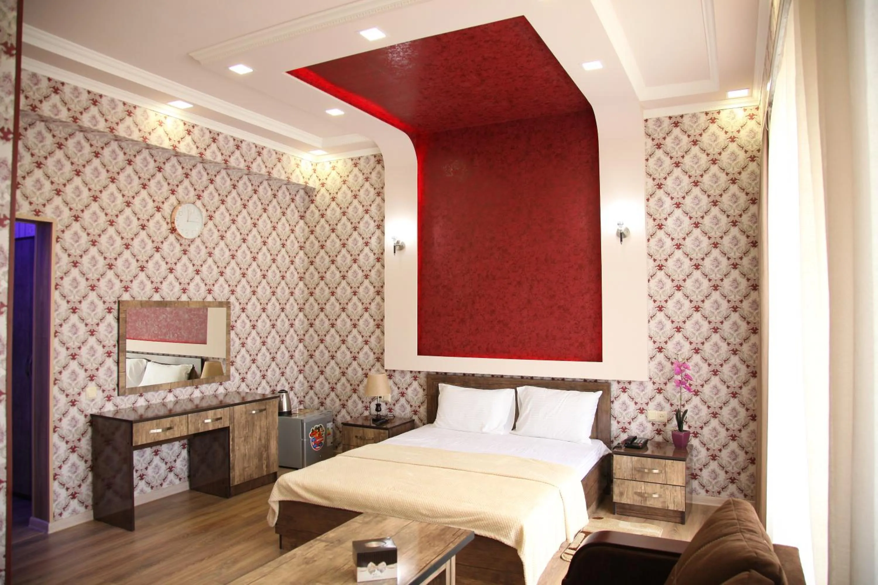 Bed in Hotel Felisa Gyumri