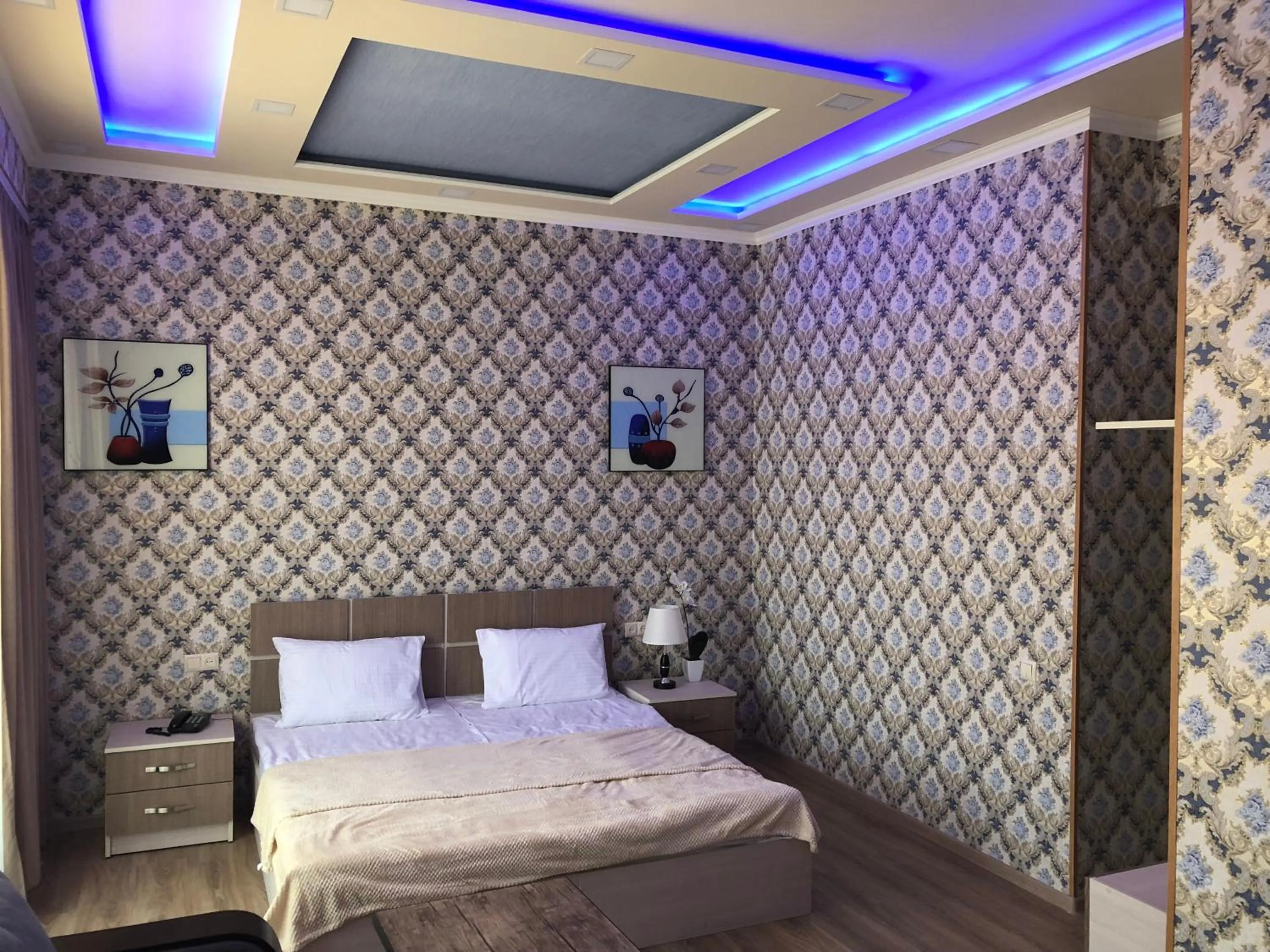 Bed in Hotel Felisa Gyumri