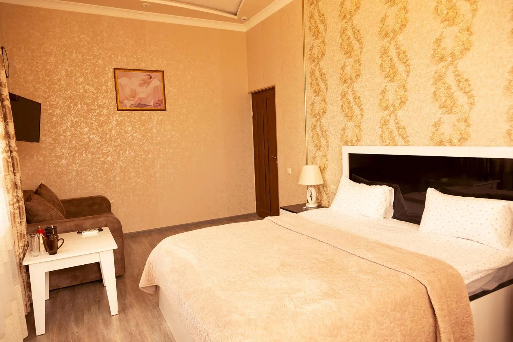 Bed in Hotel Felisa Gyumri