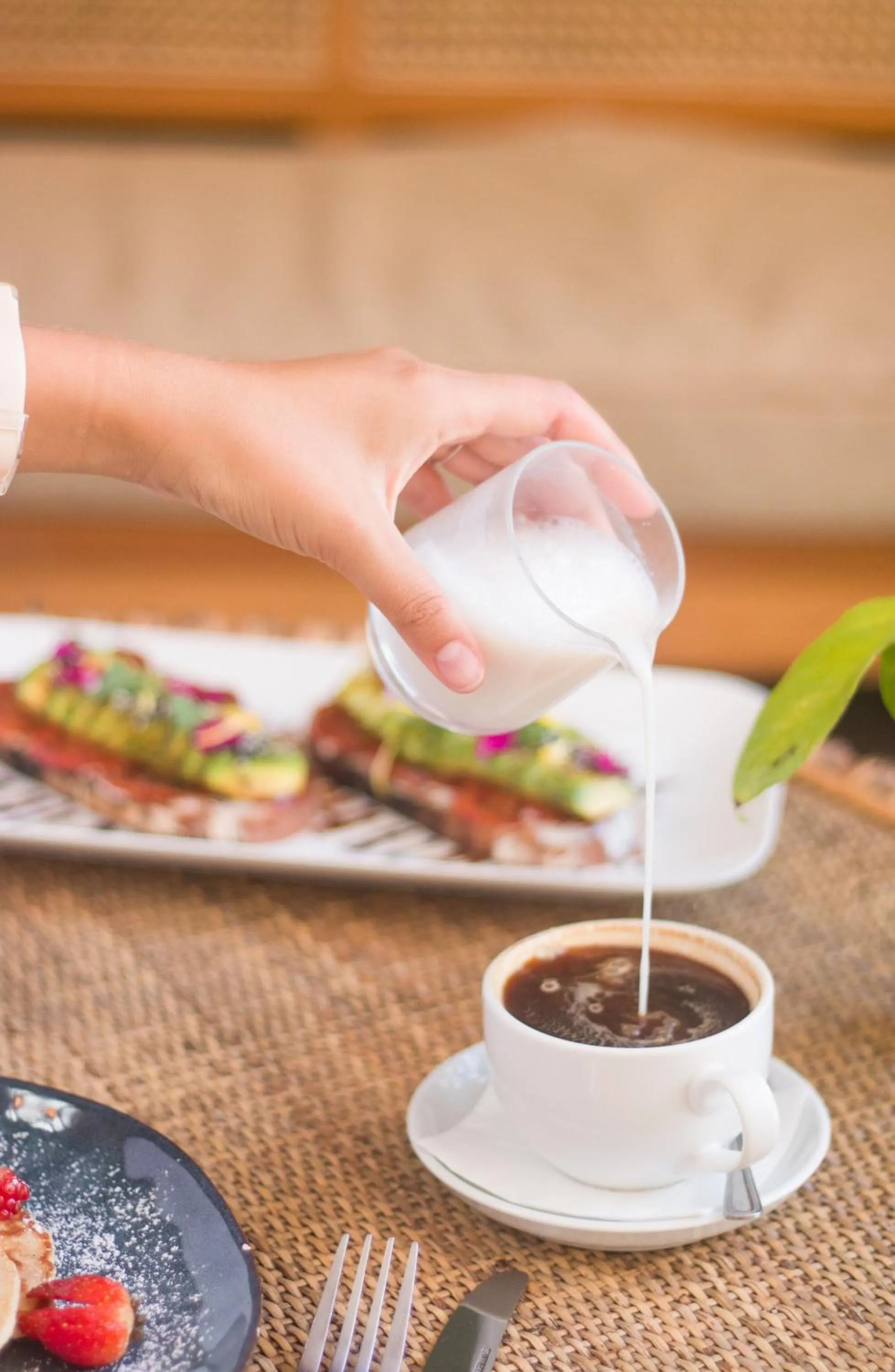 Continental breakfast in Selina Boquete