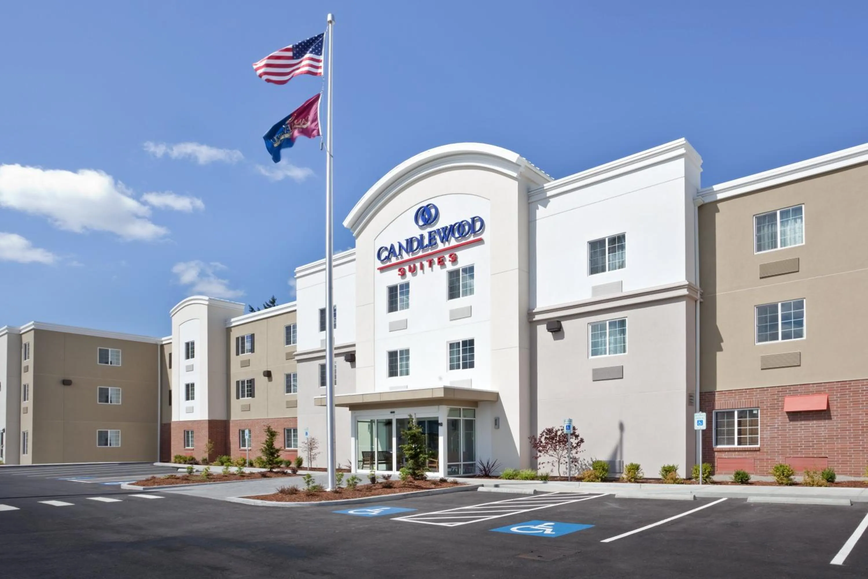 Property Building in Candlewood Suites Lakewood, an IHG Hotel