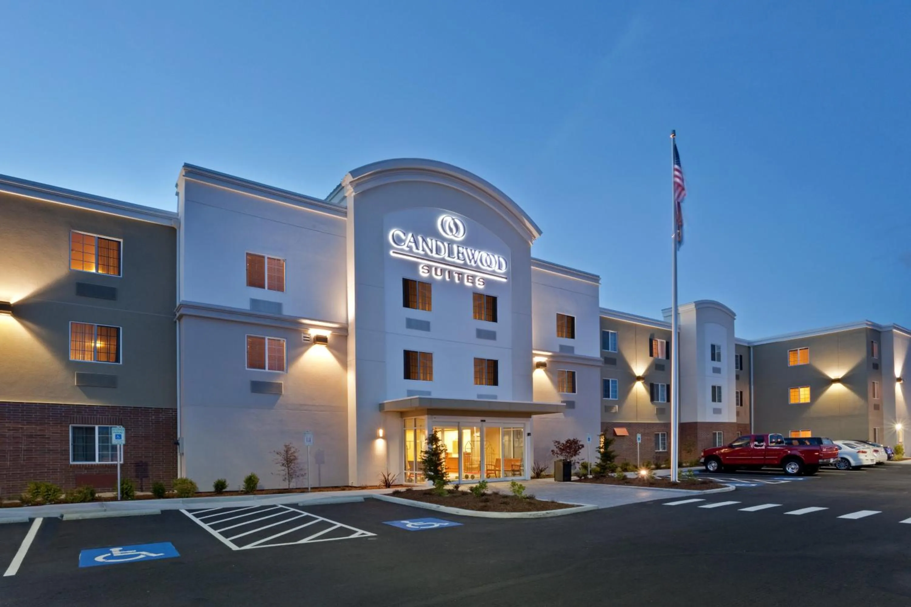 Property Building in Candlewood Suites Lakewood, an IHG Hotel