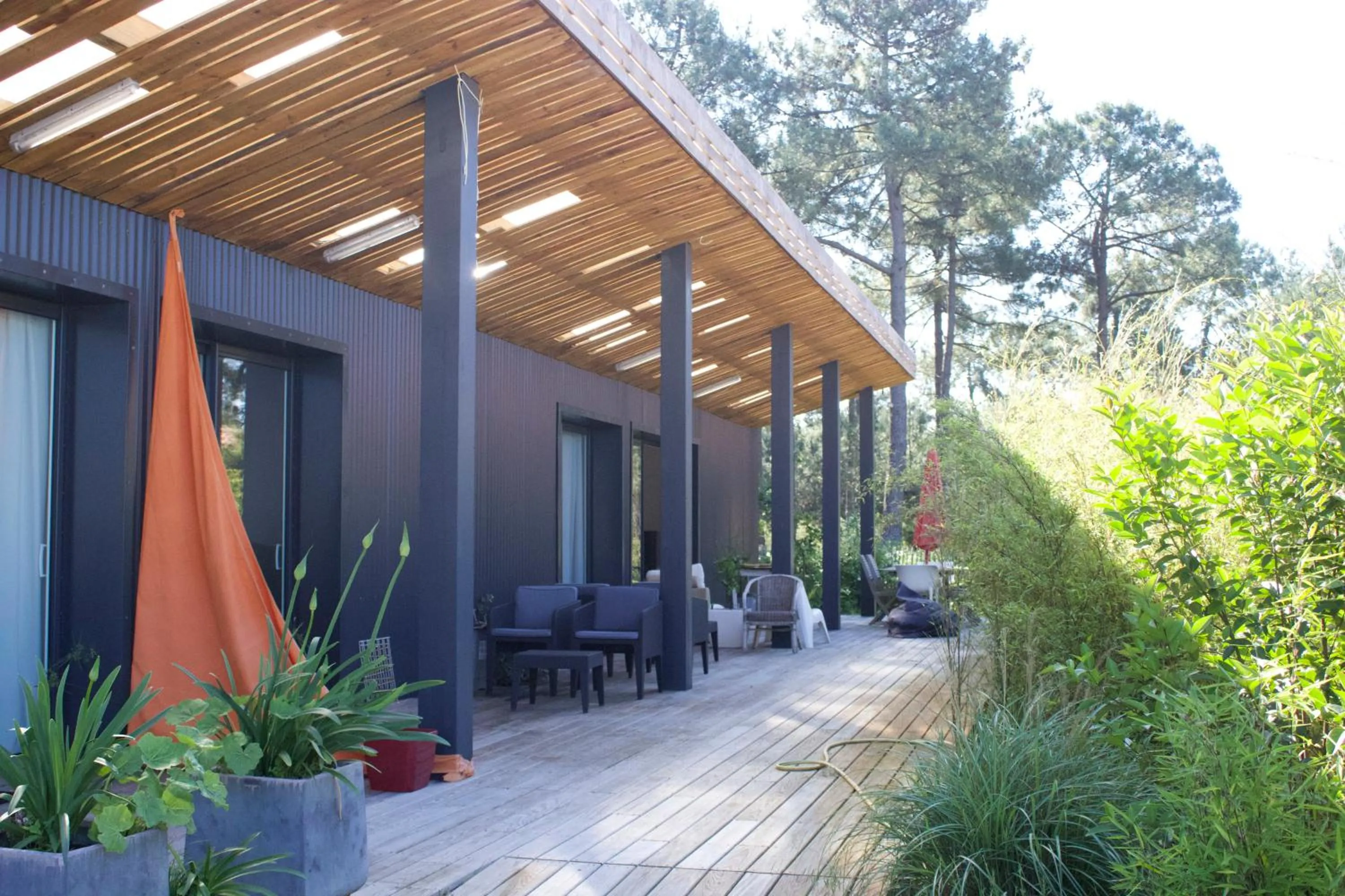 Patio in Chambres d'Hôtes 1001 NUITS Montalivet