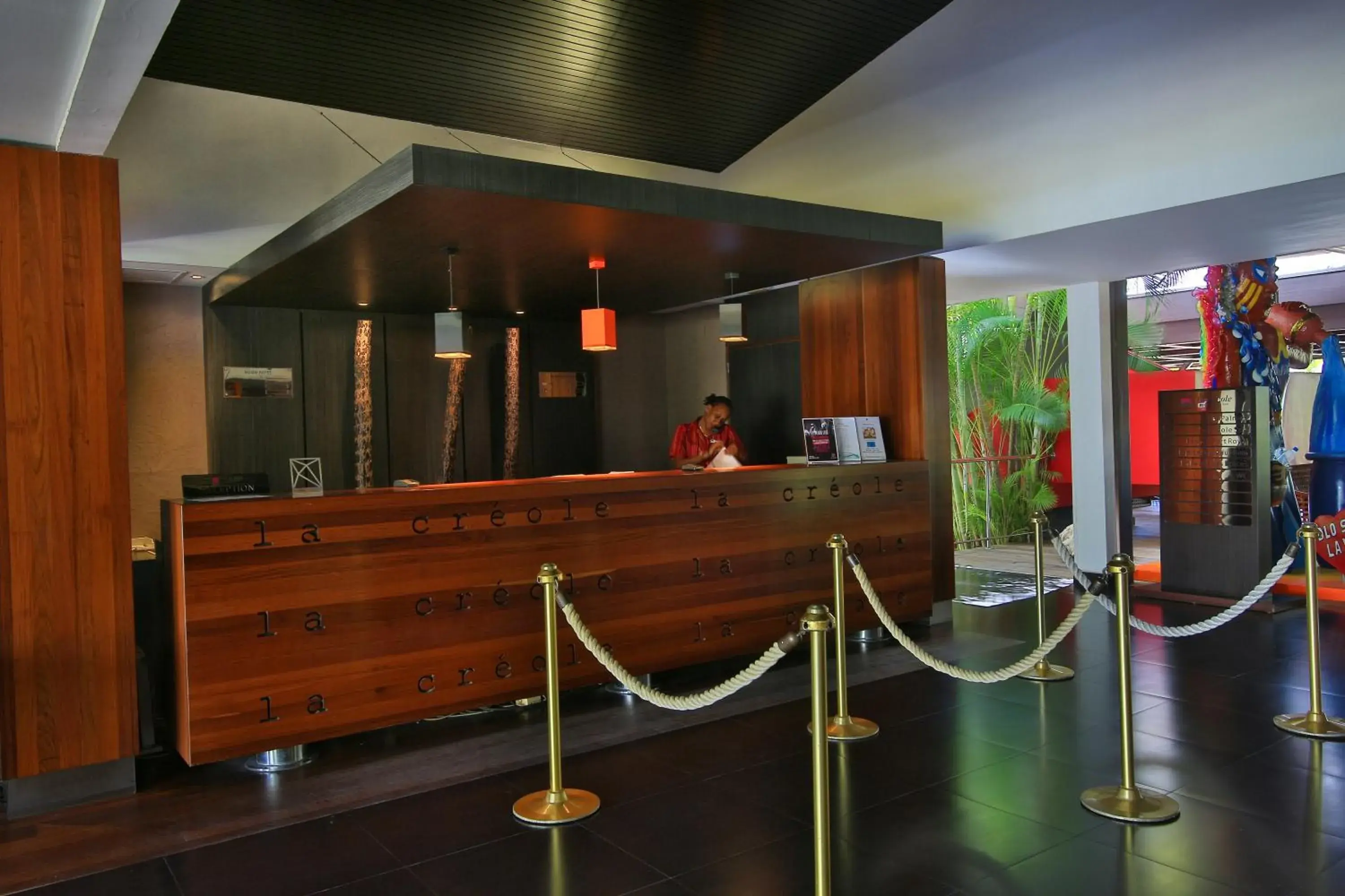 Lobby or reception in La Creole Beach Hotel & Spa Lobby or reception in La Creole Beach Hotel & Spa