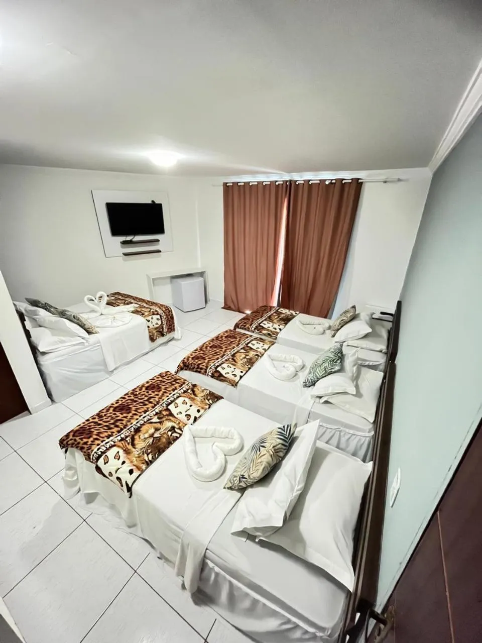 Bed in Pousada Verdes Mares