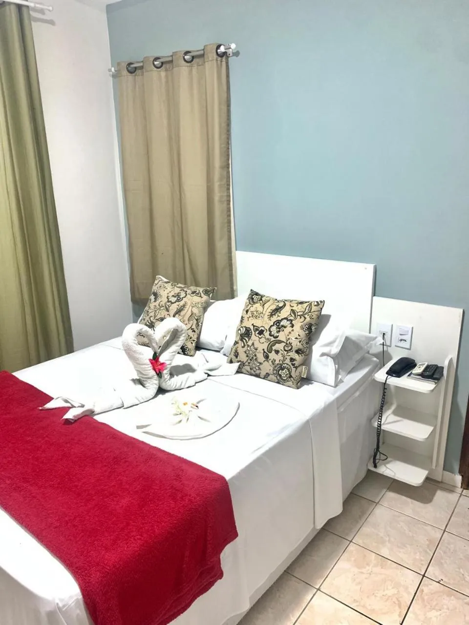 Bed in Pousada Verdes Mares