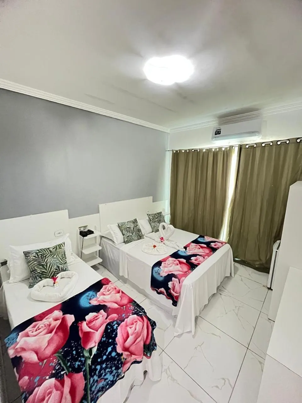 Bed in Pousada Verdes Mares